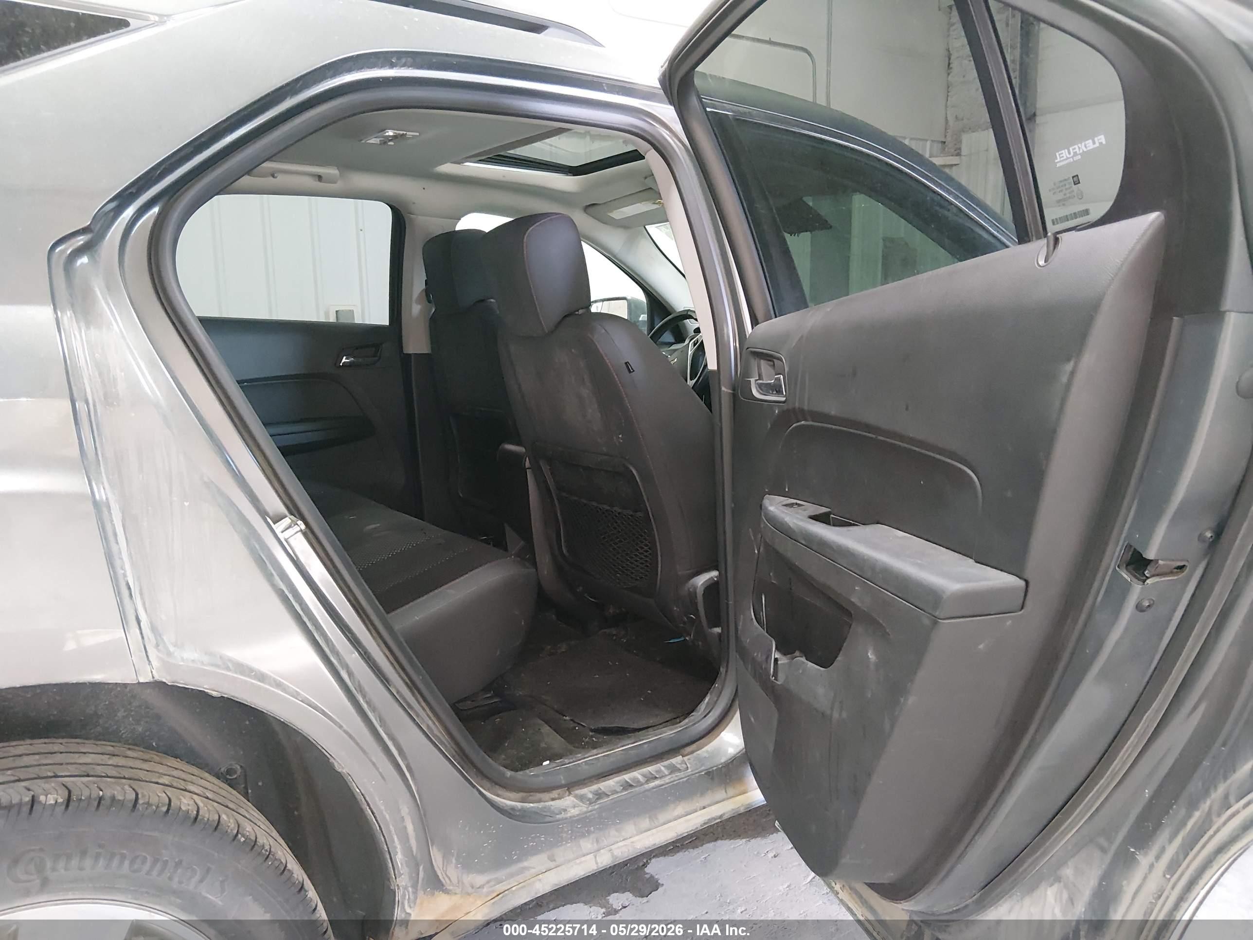 2013 Chevrolet Equinox 1lt Gray vin: 2GNFLEE38D6237146