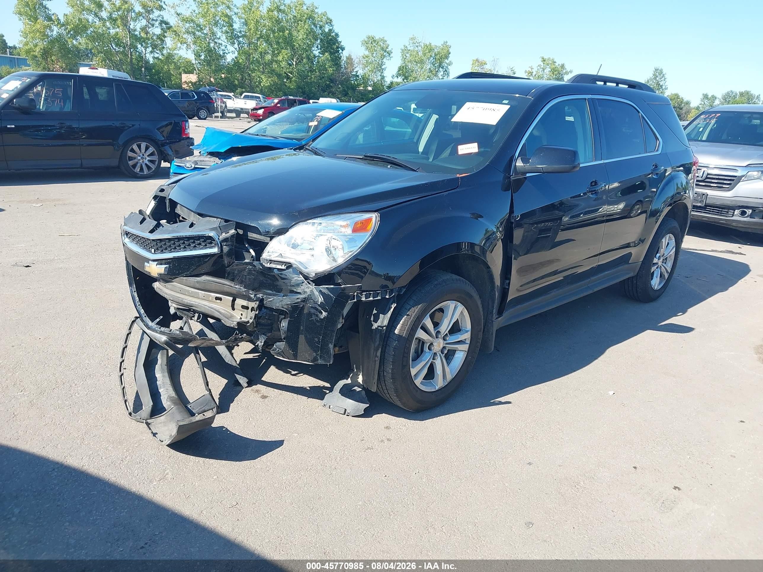 2013 Chevrolet Equinox Lt Black vin: 2GNFLEE38D6382297