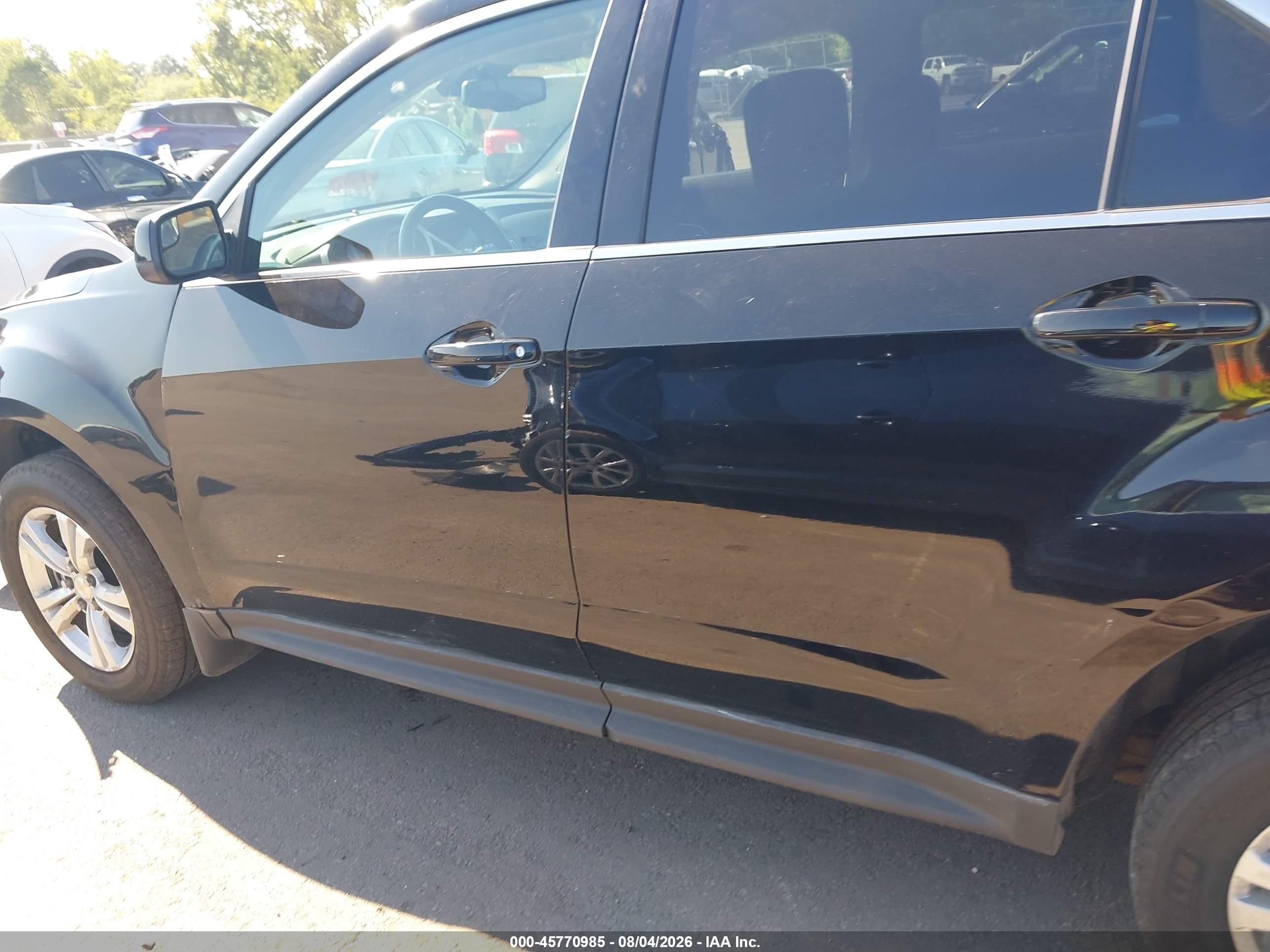2013 Chevrolet Equinox Lt Black vin: 2GNFLEE38D6382297