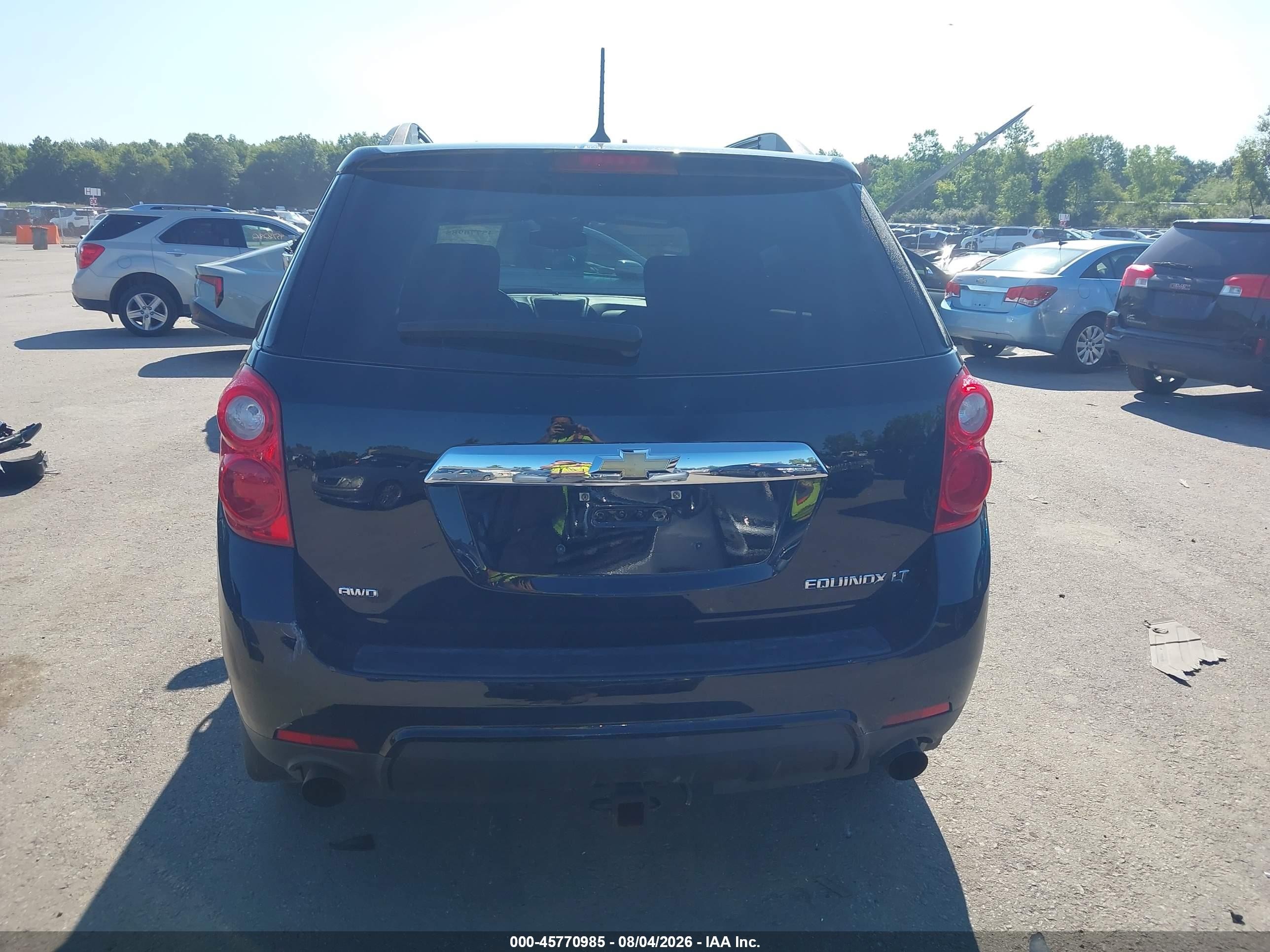 2013 Chevrolet Equinox Lt Black vin: 2GNFLEE38D6382297