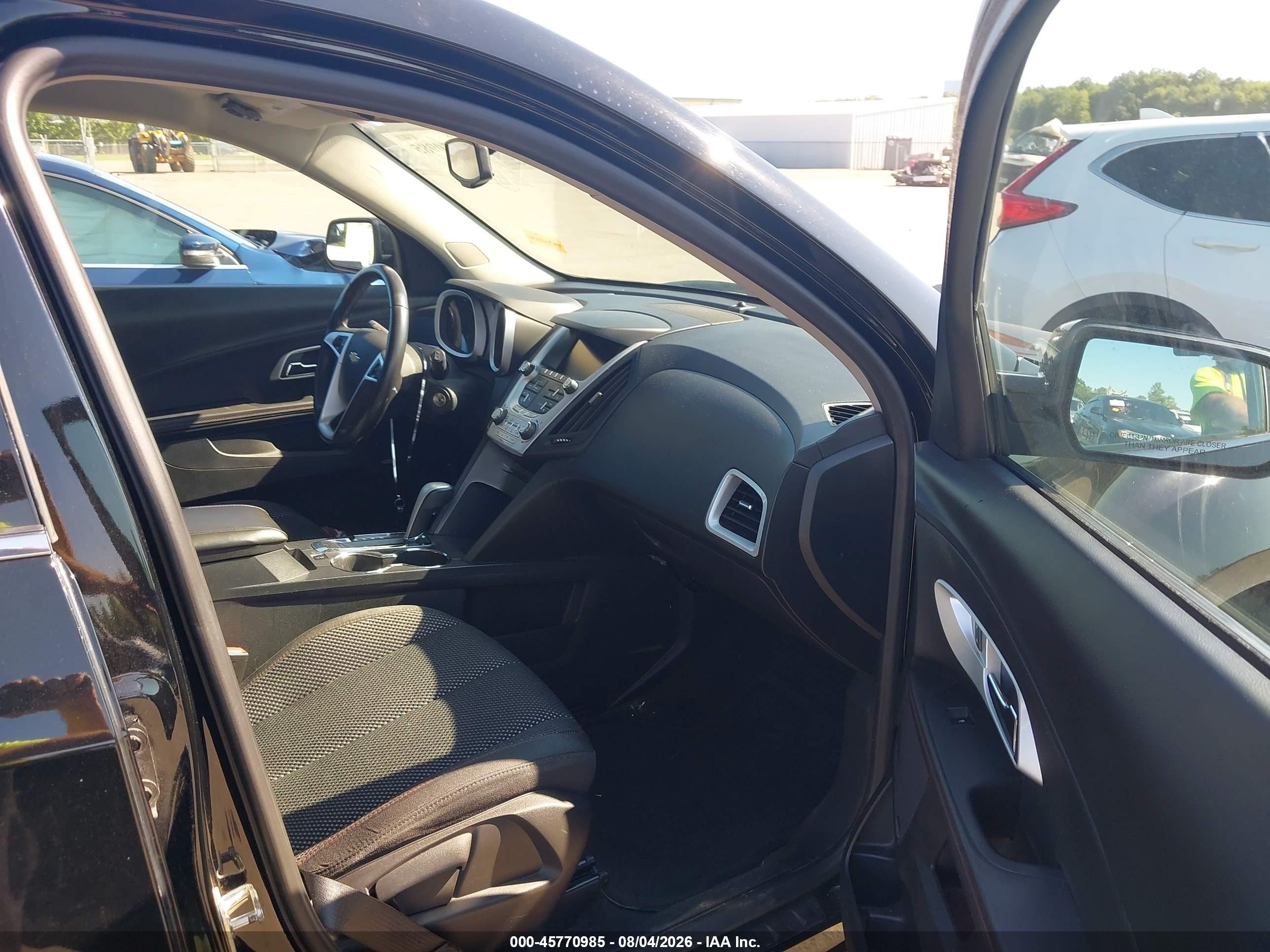 2013 Chevrolet Equinox Lt Black vin: 2GNFLEE38D6382297