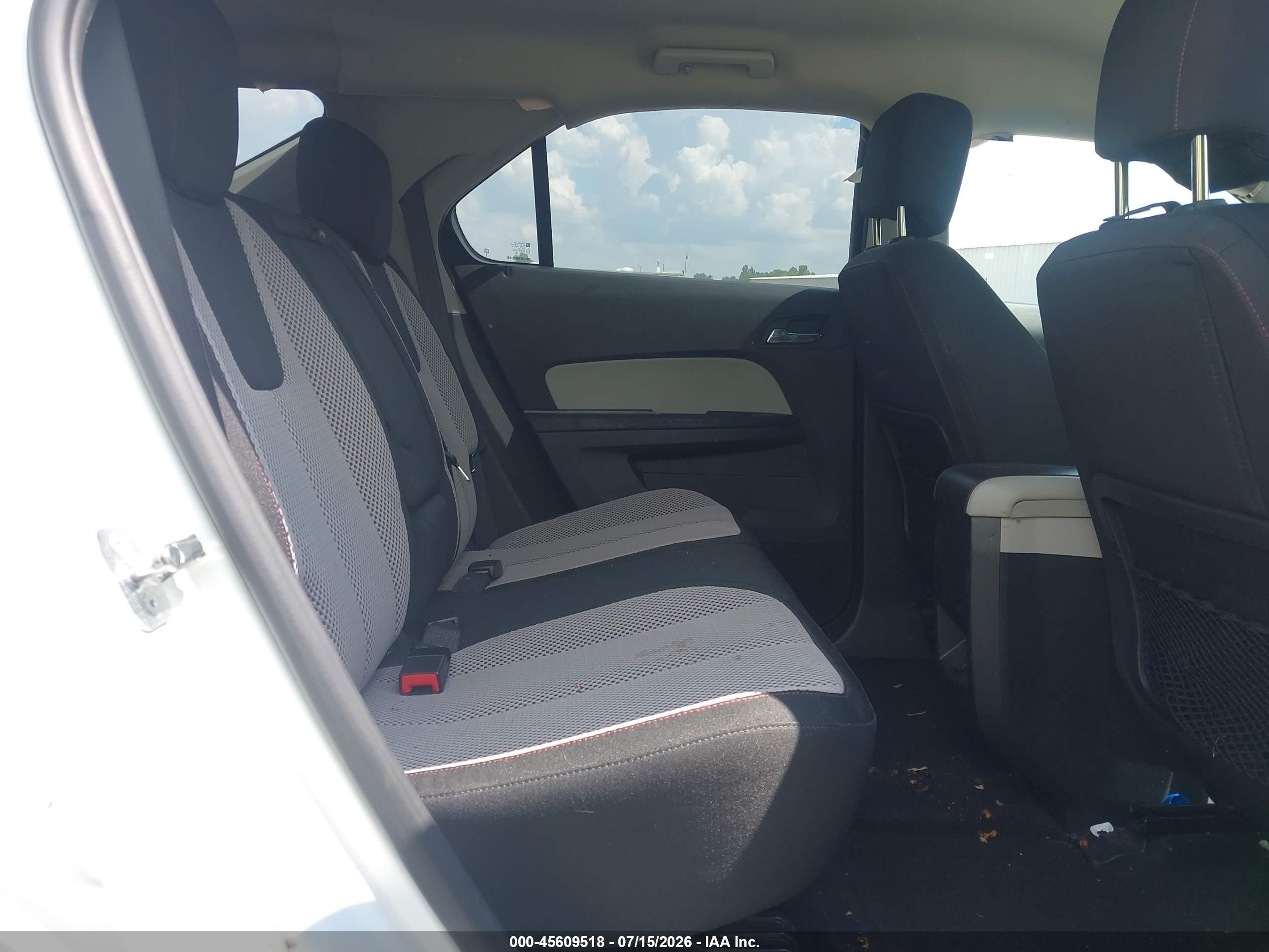2013 Chevrolet Equinox Lt White vin: 2GNFLEE3XD6314017
