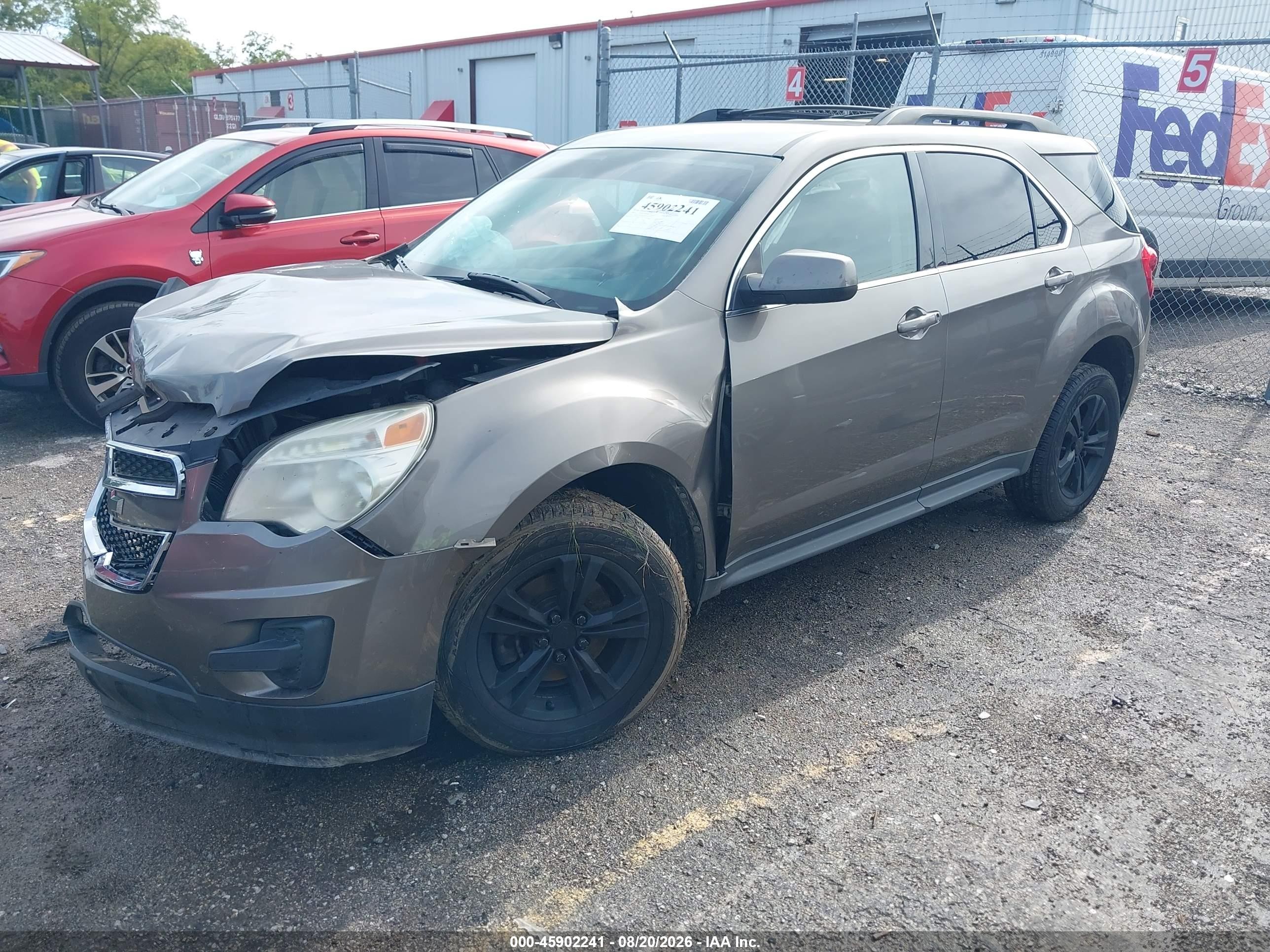2012 Chevrolet Equinox Lt W/1lt Коричневый vin: 2GNFLEE51C6214145