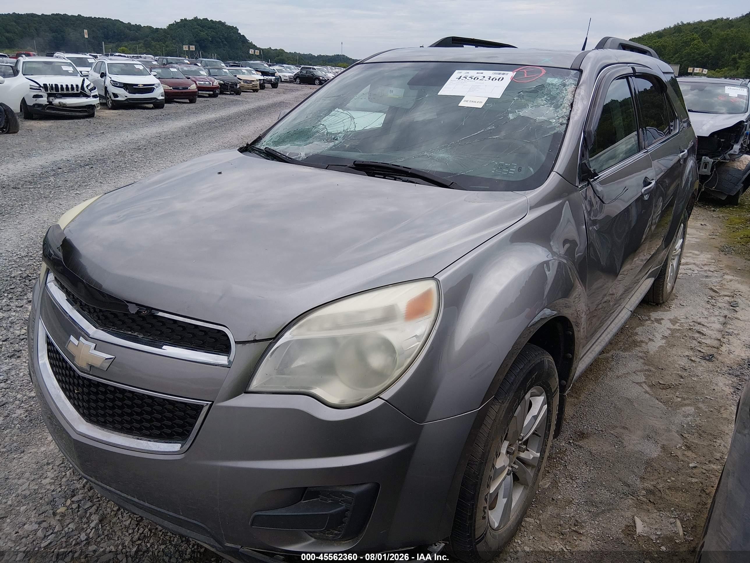 2012 Chevrolet Equinox Lt W/1lt Коричневый vin: 2GNFLEE53C6278039