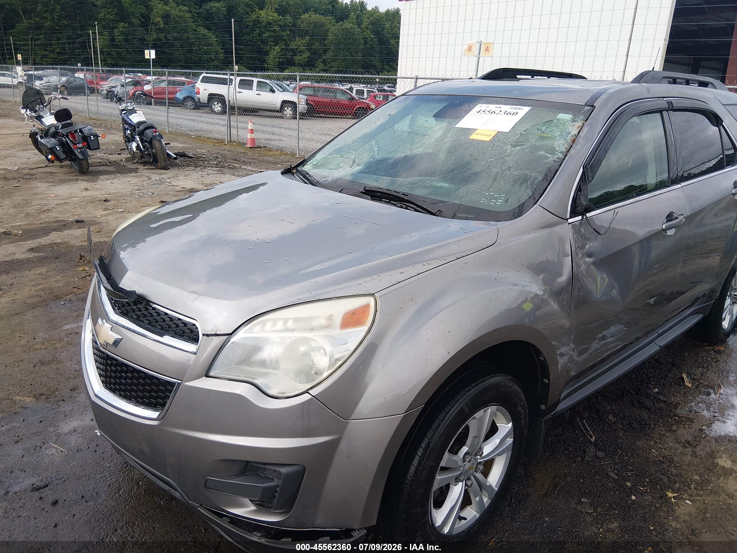 2012 Chevrolet Equinox Lt W/1lt Коричневый vin: 2GNFLEE53C6278039