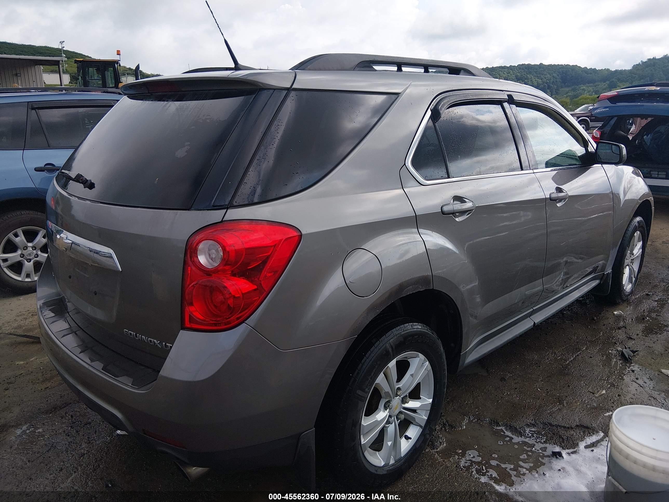 2012 Chevrolet Equinox Lt W/1lt Коричневый vin: 2GNFLEE53C6278039