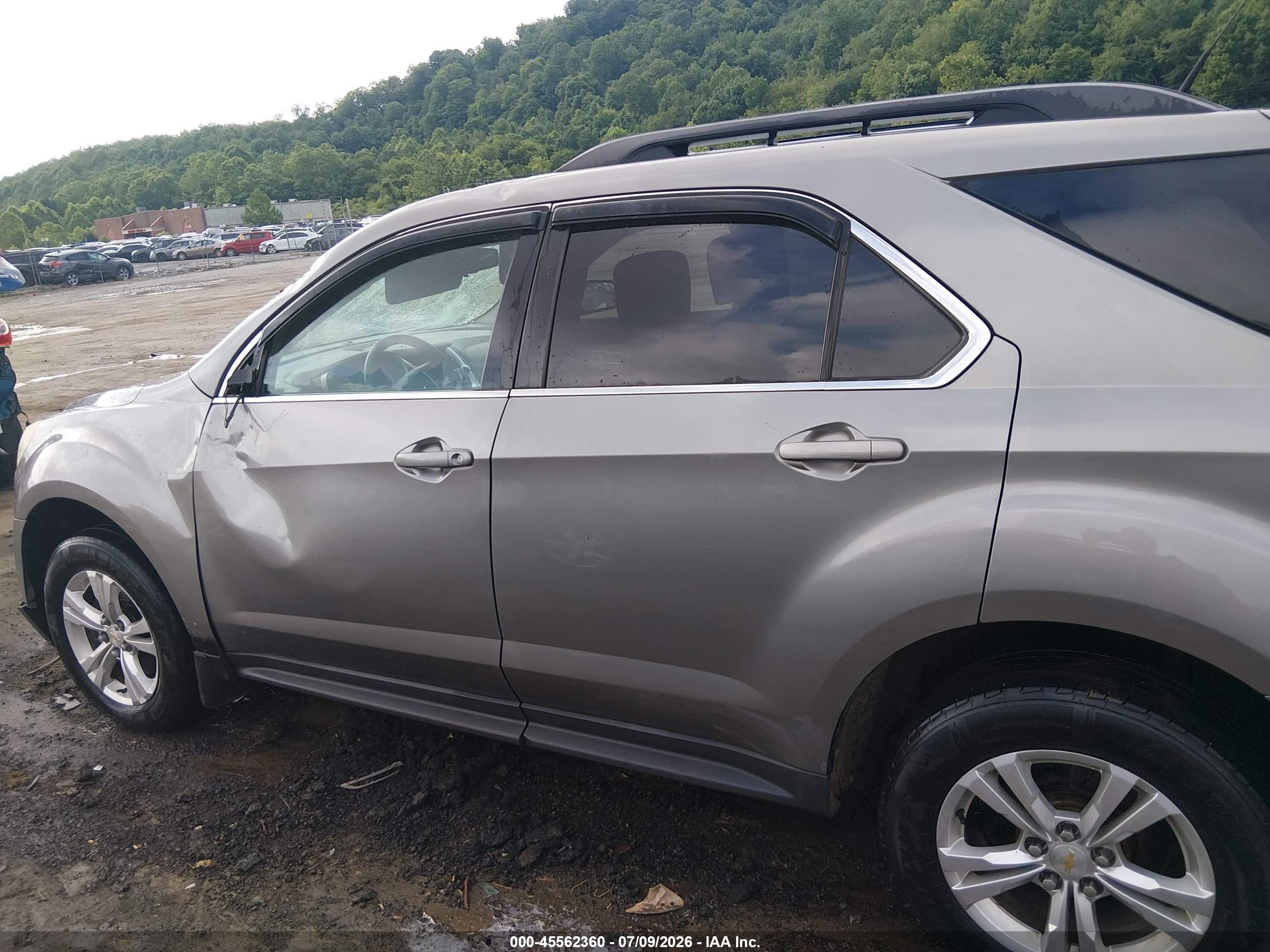 2012 Chevrolet Equinox Lt W/1lt Коричневый vin: 2GNFLEE53C6278039
