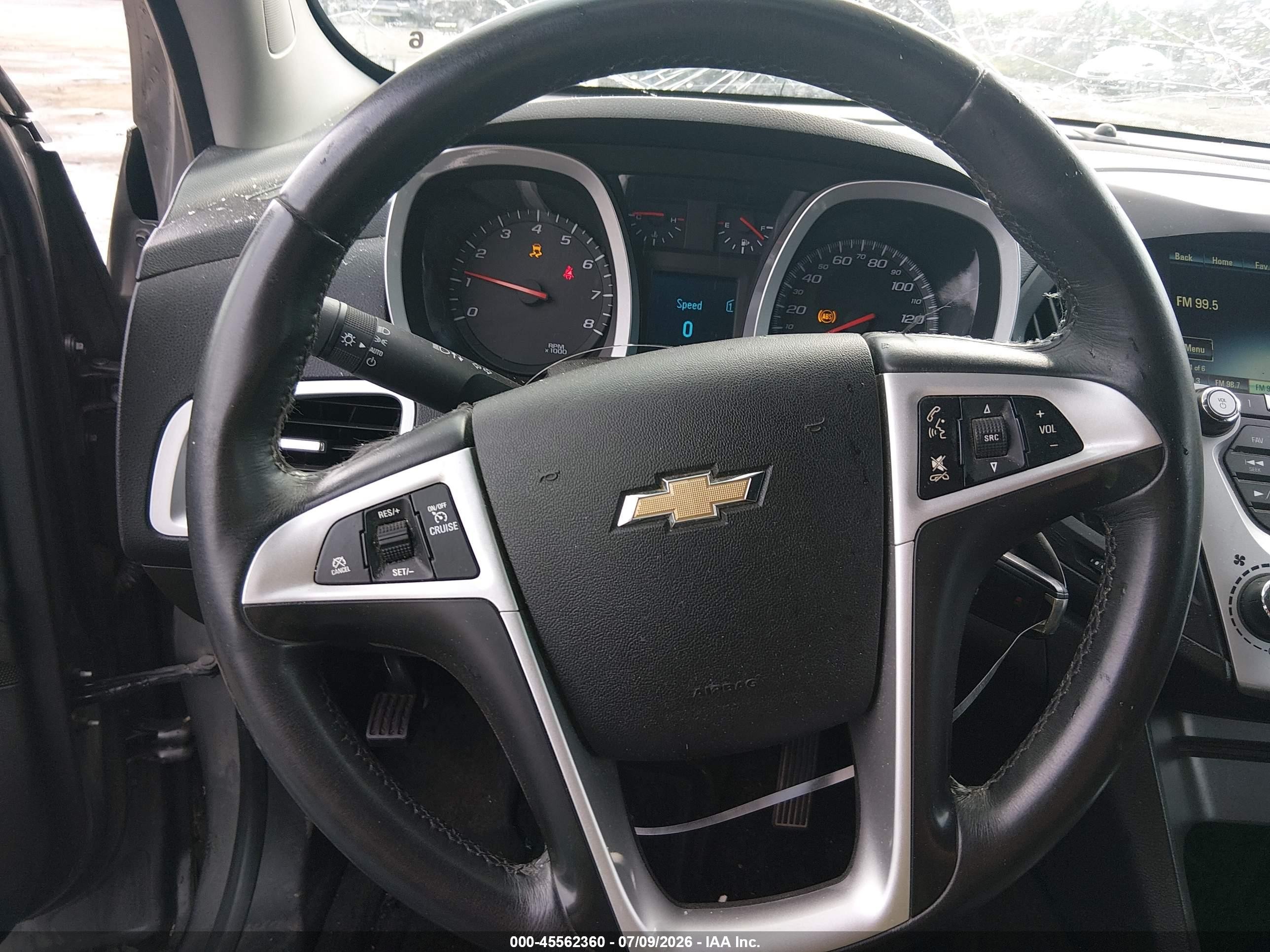 2012 Chevrolet Equinox Lt W/1lt Коричневый vin: 2GNFLEE53C6278039