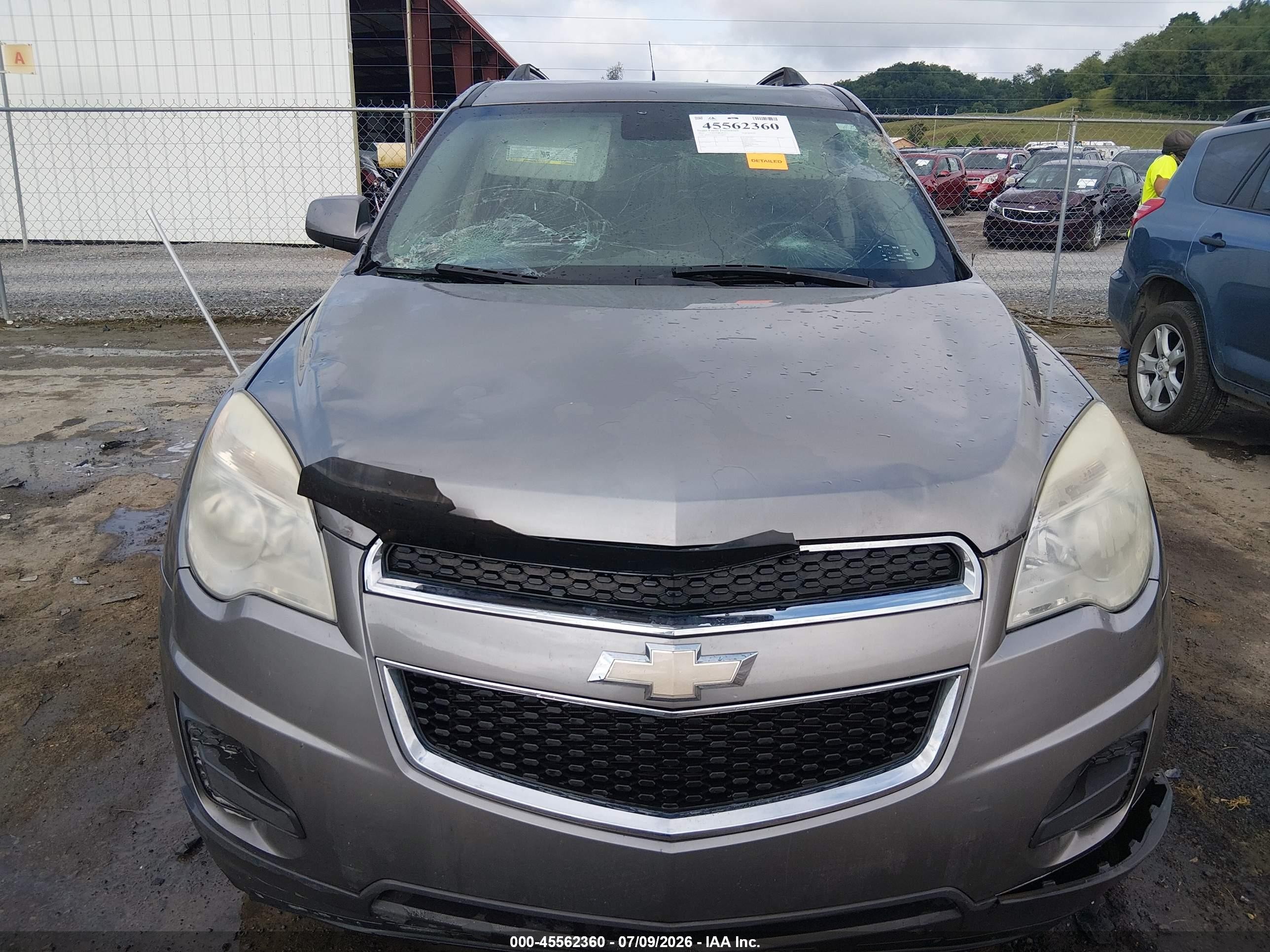 2012 Chevrolet Equinox Lt W/1lt Коричневый vin: 2GNFLEE53C6278039