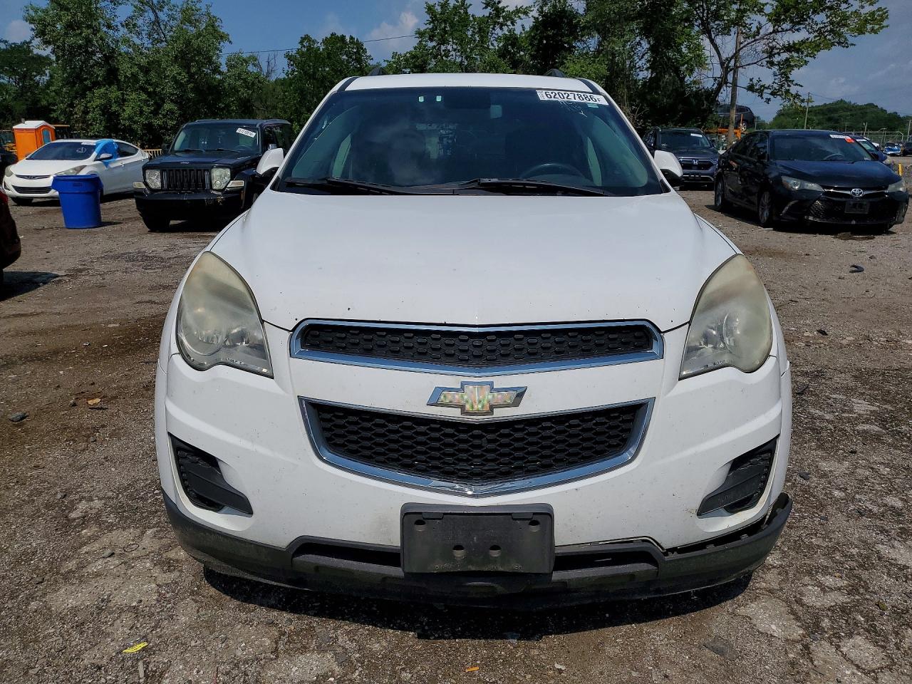 2012 Chevrolet Equinox Lt White vin: 2GNFLEE54C6105436