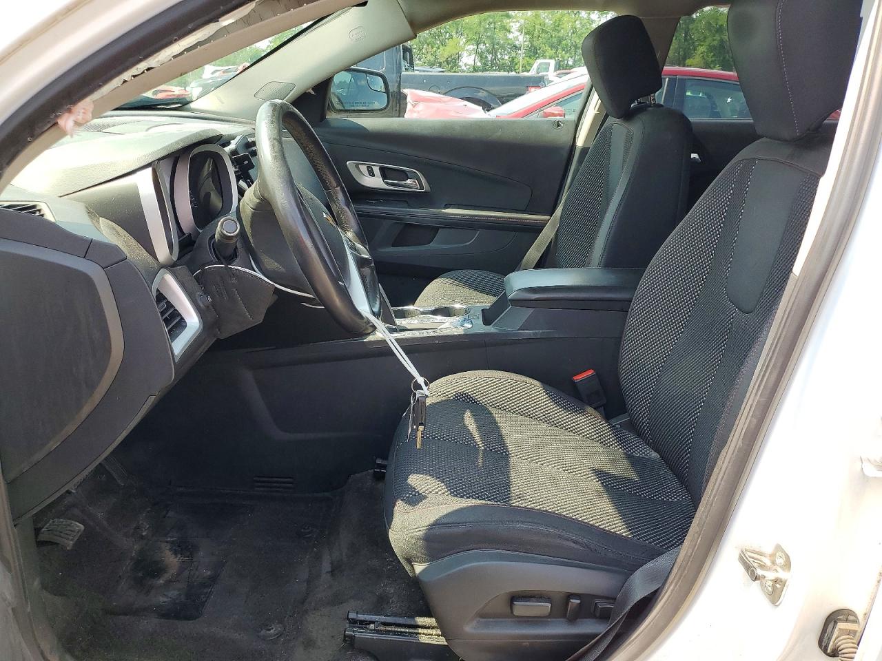 2012 Chevrolet Equinox Lt White vin: 2GNFLEE54C6105436