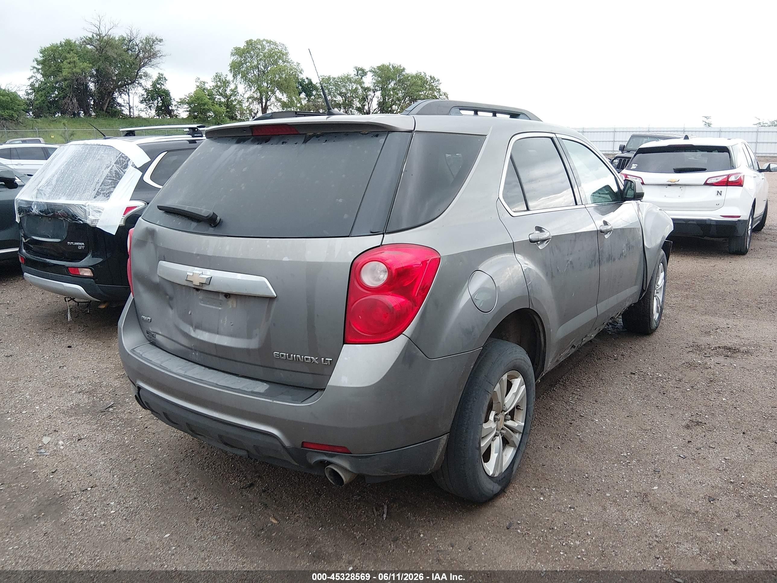 2012 Chevrolet Equinox 1lt Brown vin: 2GNFLEE54C6372785