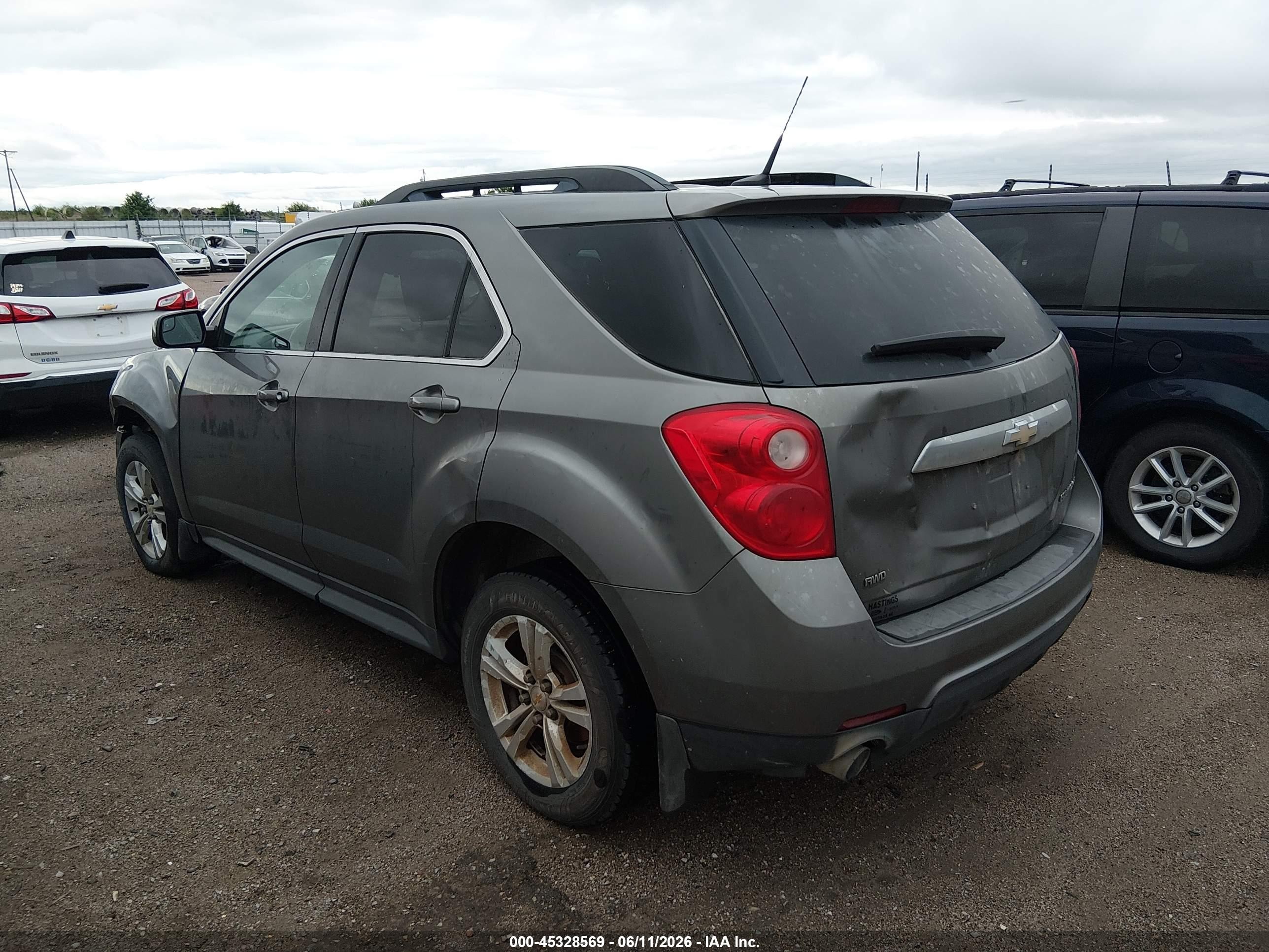 2012 Chevrolet Equinox 1lt Brown vin: 2GNFLEE54C6372785