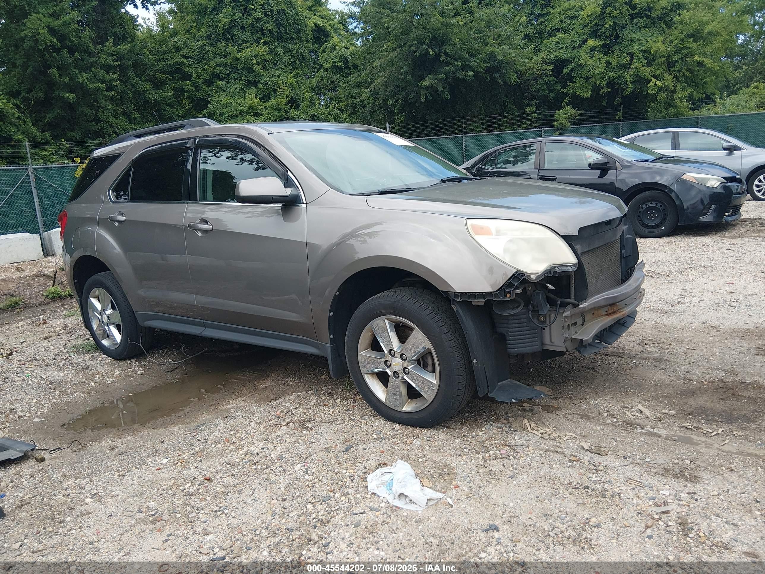 2012 Chevrolet Equinox Lt W/1lt Gray vin: 2GNFLEE55C6199956