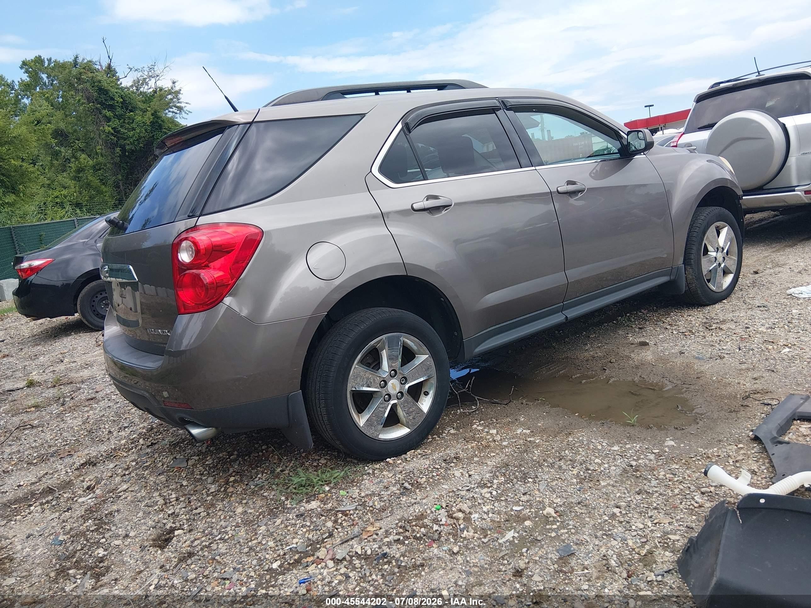 2012 Chevrolet Equinox Lt W/1lt Gray vin: 2GNFLEE55C6199956