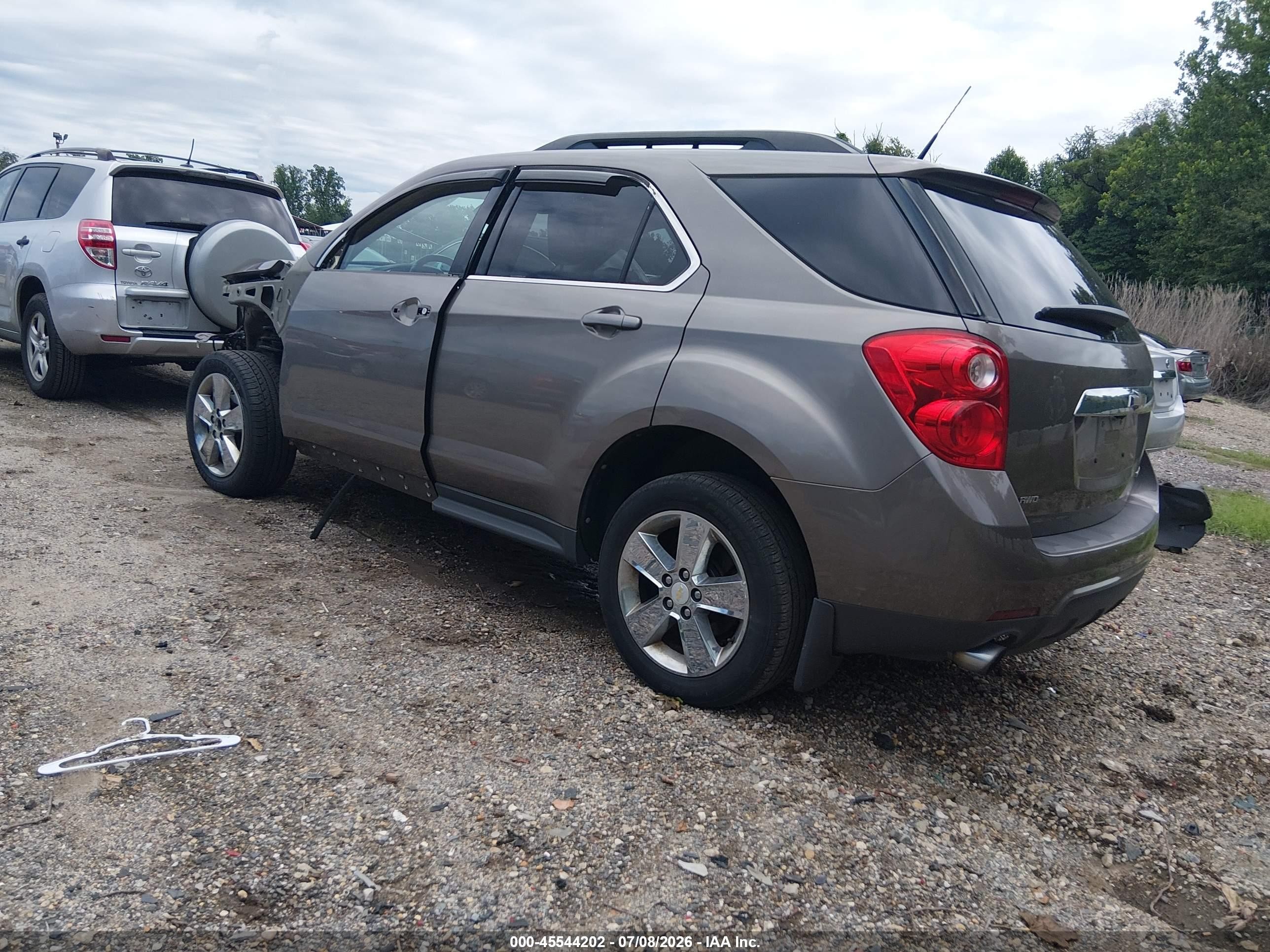 2012 Chevrolet Equinox Lt W/1lt Gray vin: 2GNFLEE55C6199956