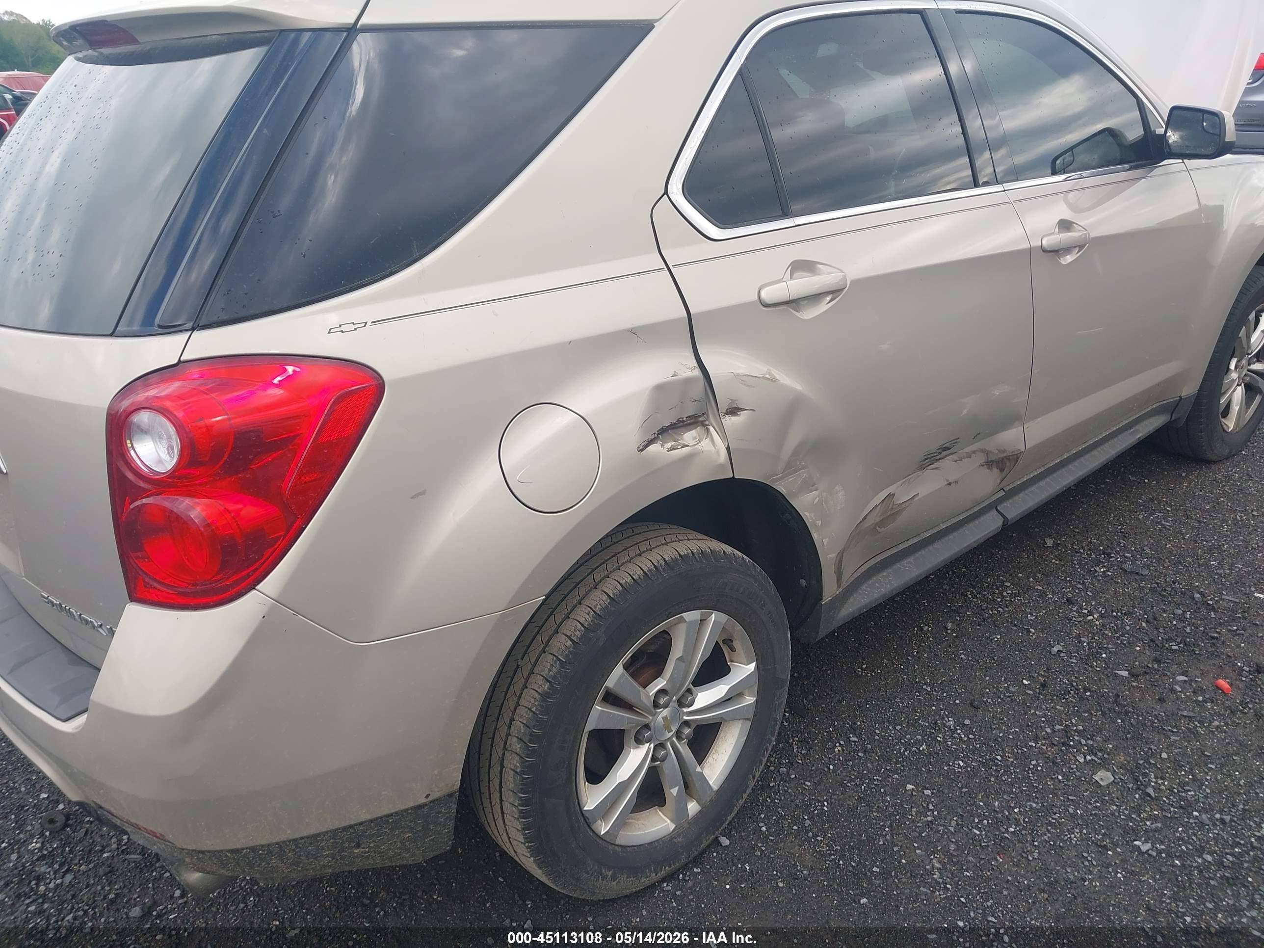 2012 Chevrolet Equinox 1lt Золотой vin: 2GNFLEE55C6289771