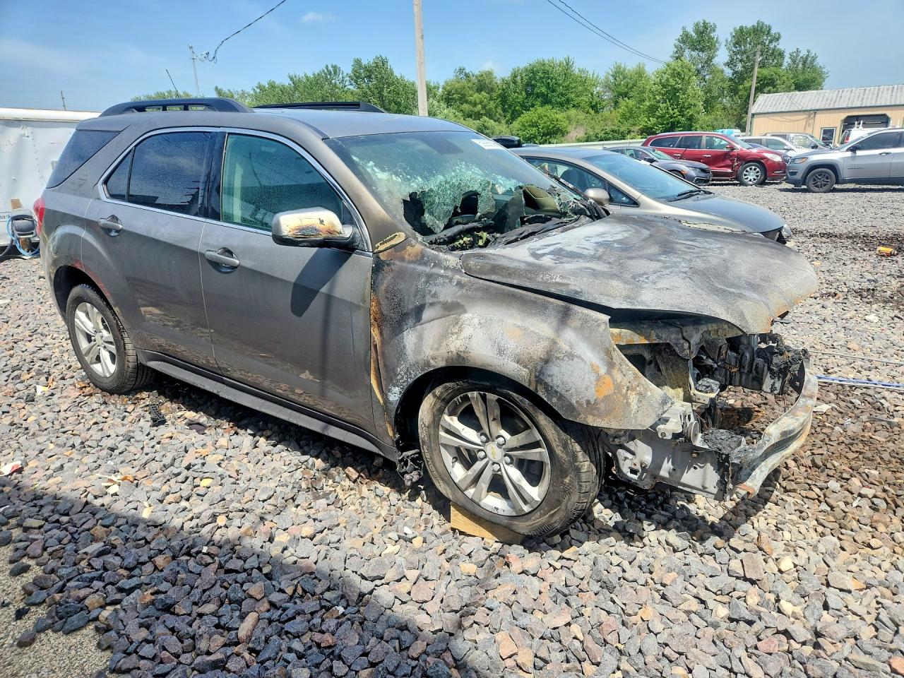2012 Chevrolet Equinox Lt Gray vin: 2GNFLEE59C6263156