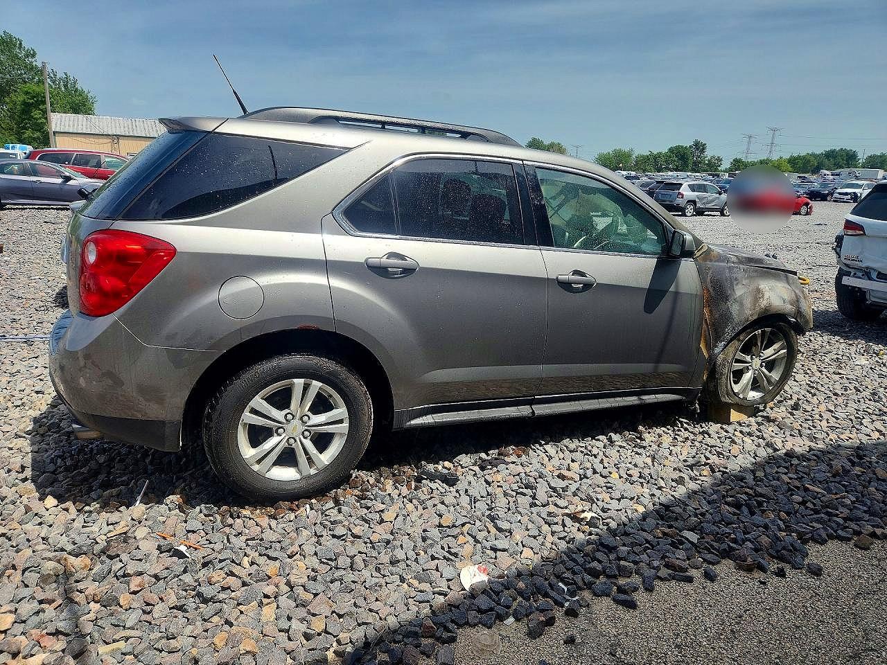 2012 Chevrolet Equinox Lt Gray vin: 2GNFLEE59C6263156