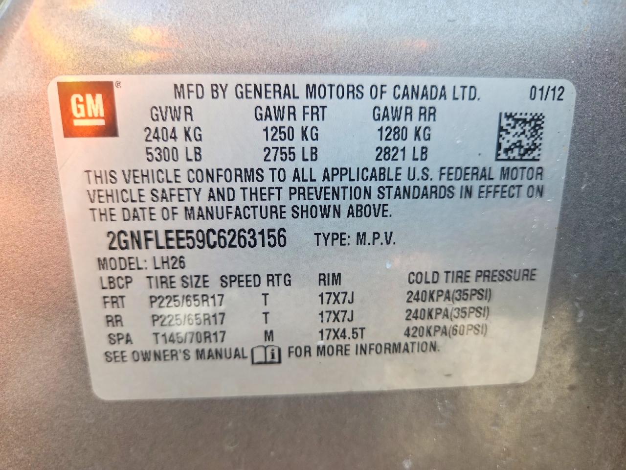 2012 Chevrolet Equinox Lt Gray vin: 2GNFLEE59C6263156