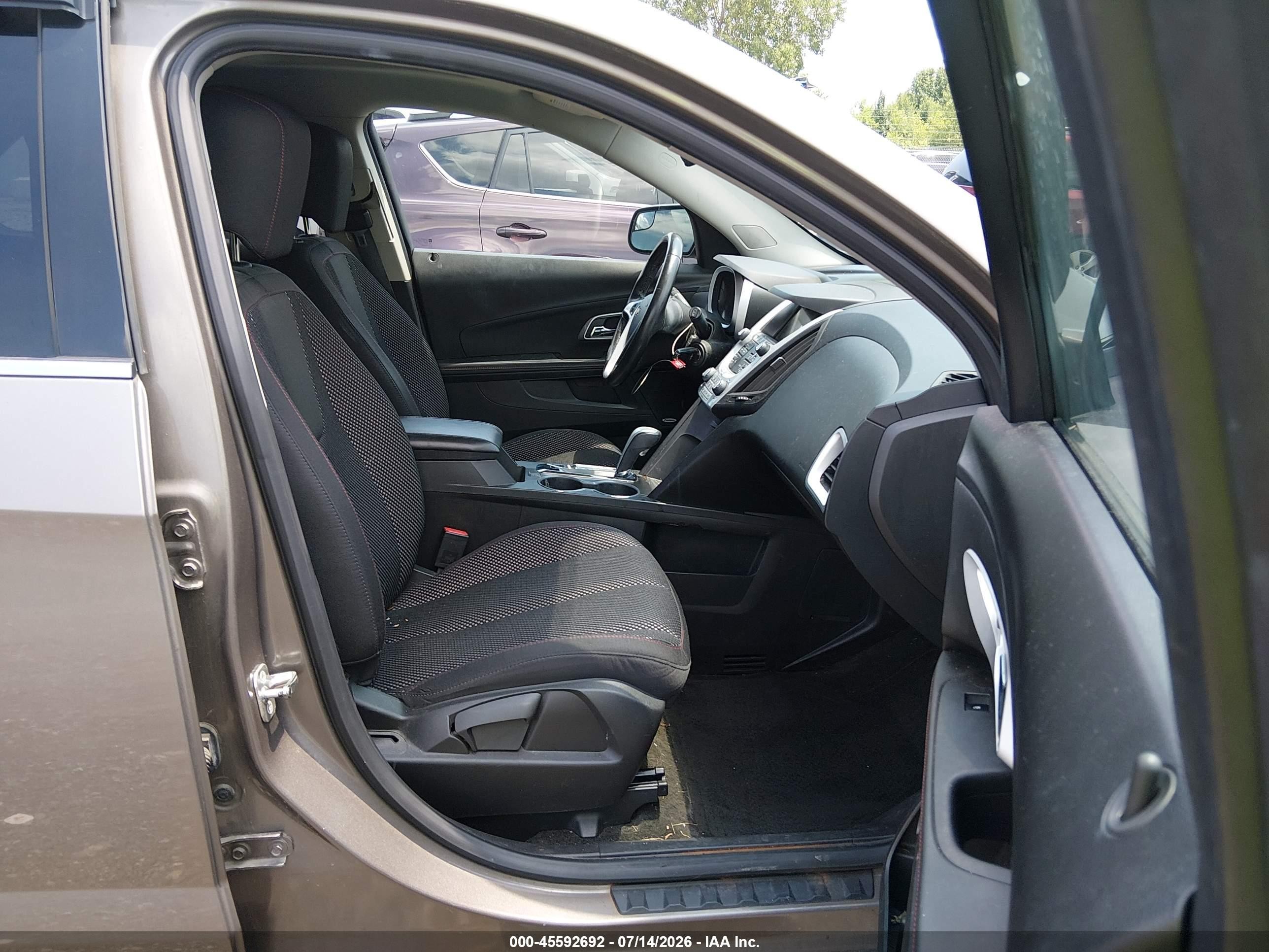 2012 Chevrolet Equinox Lt W/1lt Коричневый vin: 2GNFLEE59C6263741