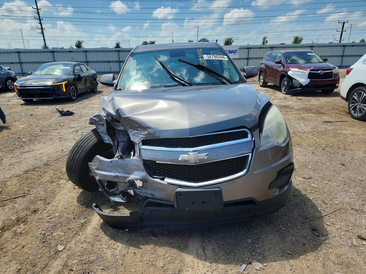 2012 Chevrolet Equinox Lt Серый vin: 2GNFLEE5XC6200678