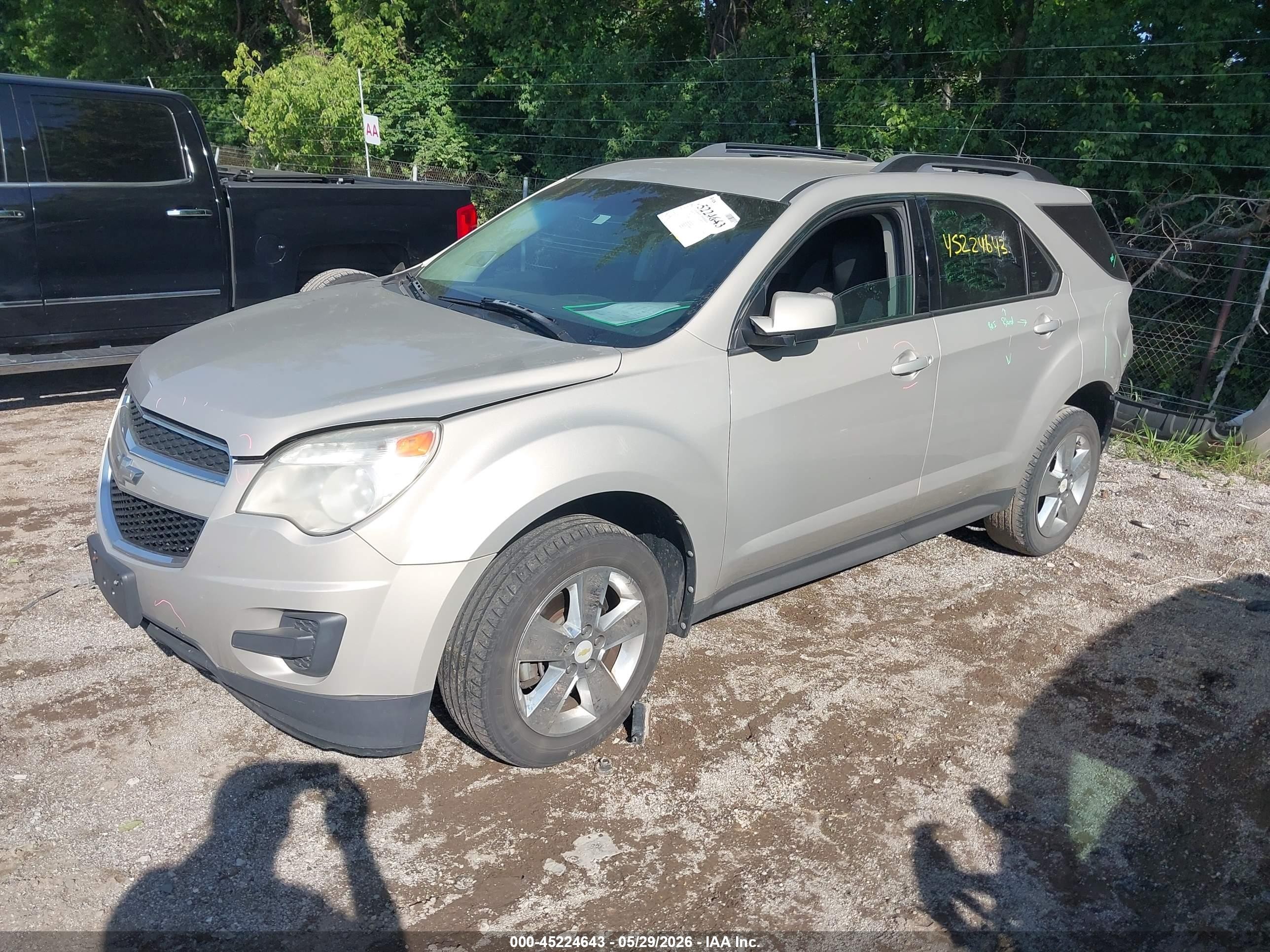 2012 Chevrolet Equinox 1lt Бежевый vin: 2GNFLEE5XC6245569