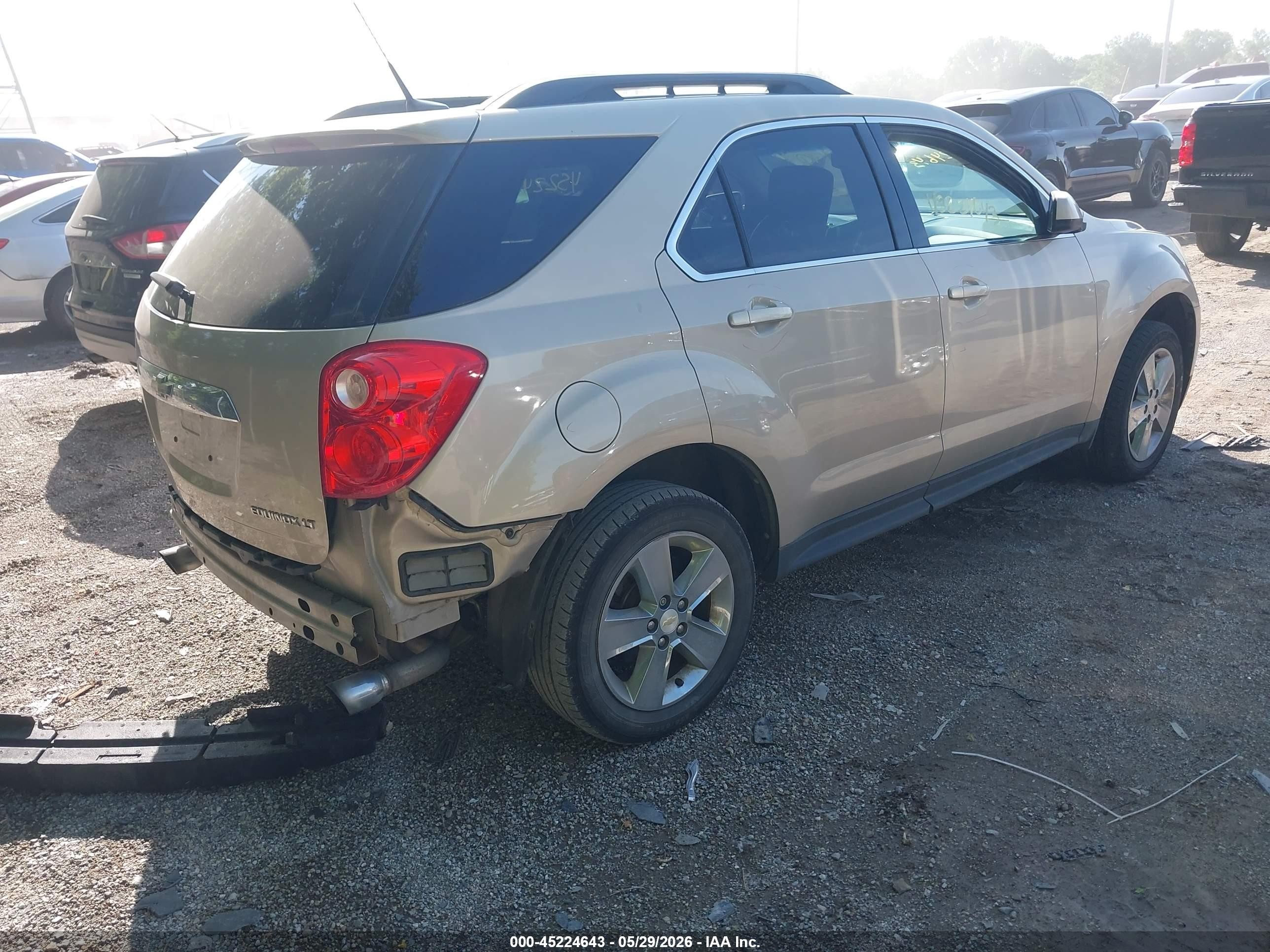 2012 Chevrolet Equinox 1lt Бежевый vin: 2GNFLEE5XC6245569