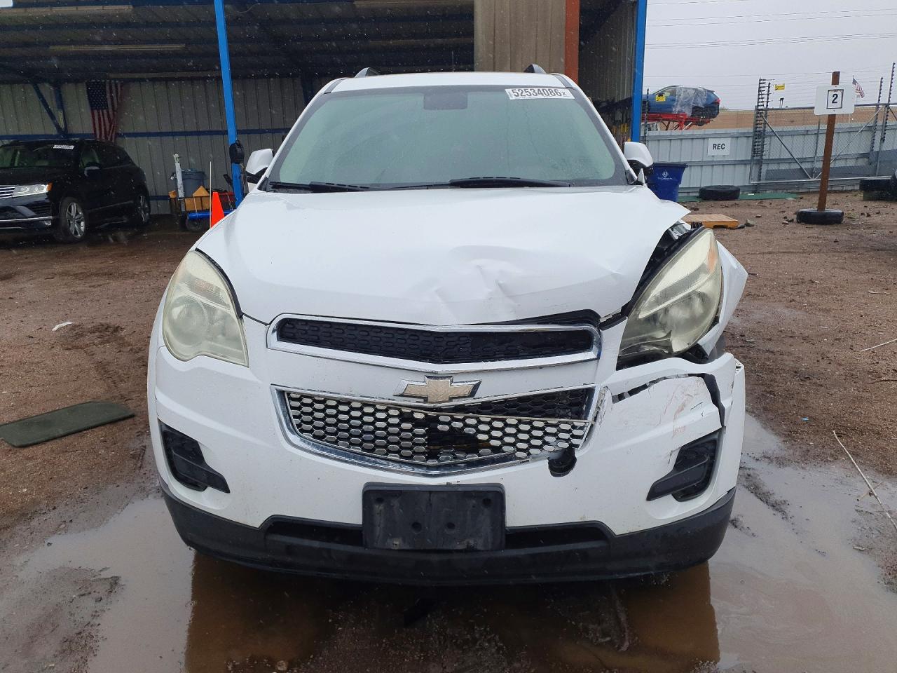 2012 Chevrolet Equinox Lt White vin: 2GNFLEE5XC6327673