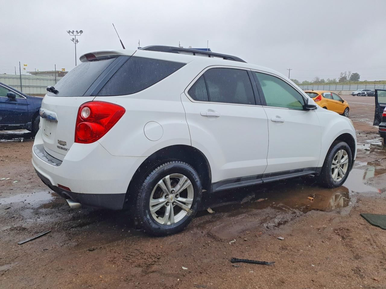 2012 Chevrolet Equinox Lt White vin: 2GNFLEE5XC6327673