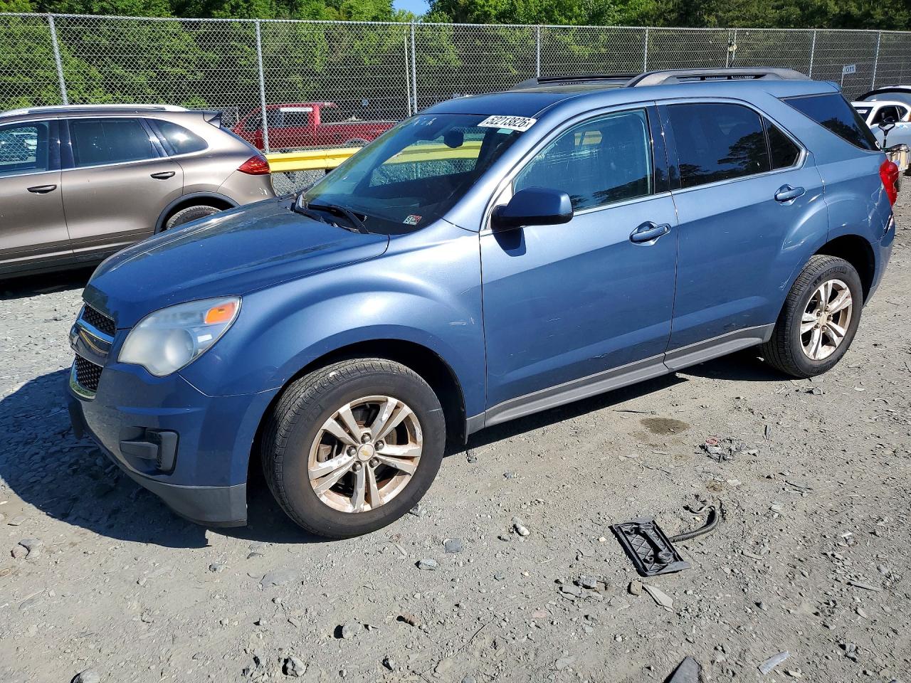 2012 Chevrolet Equinox Lt Gray vin: 2GNFLEEK0C6125656