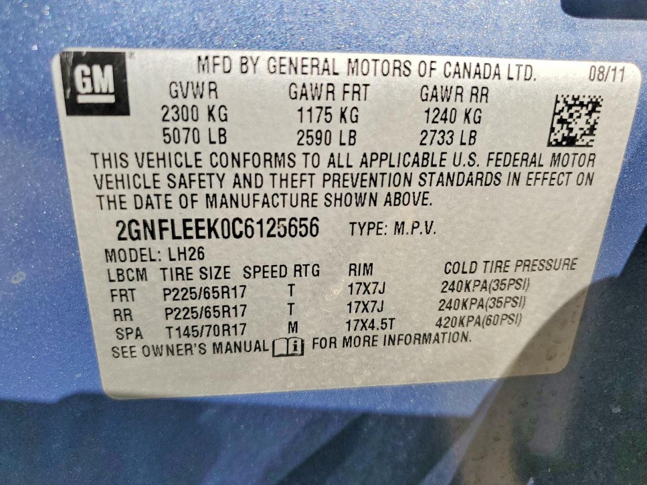 2012 Chevrolet Equinox Lt Серый vin: 2GNFLEEK0C6125656