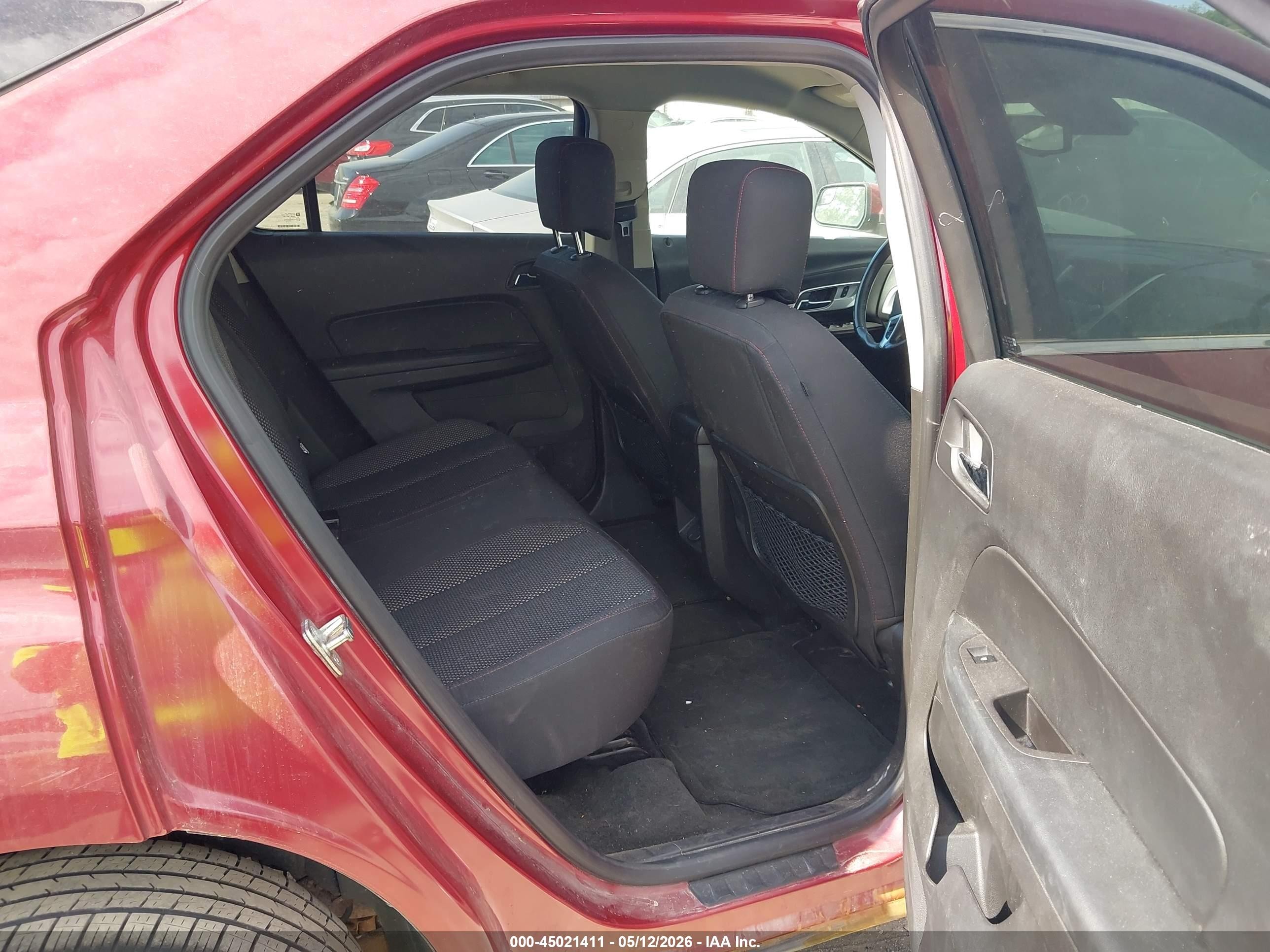 2012 Chevrolet Equinox 1lt Red vin: 2GNFLEEK0C6322052