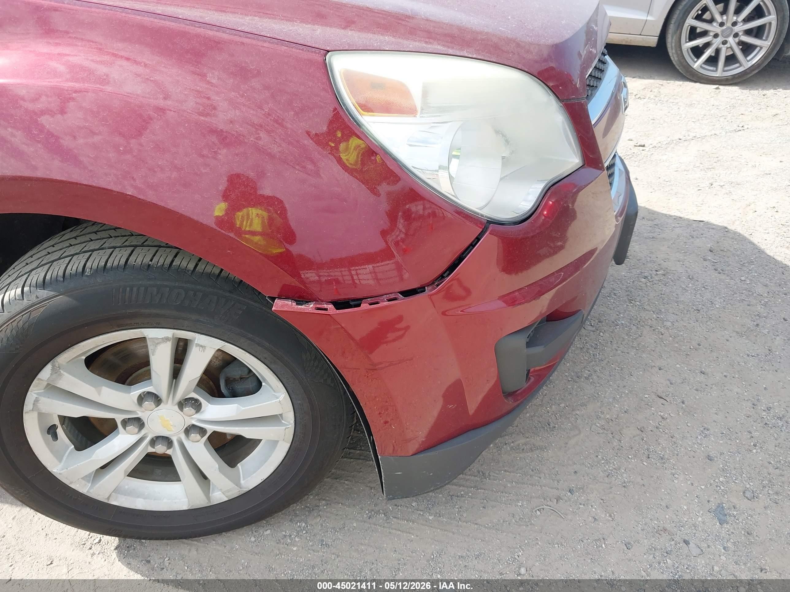 2012 Chevrolet Equinox 1lt Red vin: 2GNFLEEK0C6322052