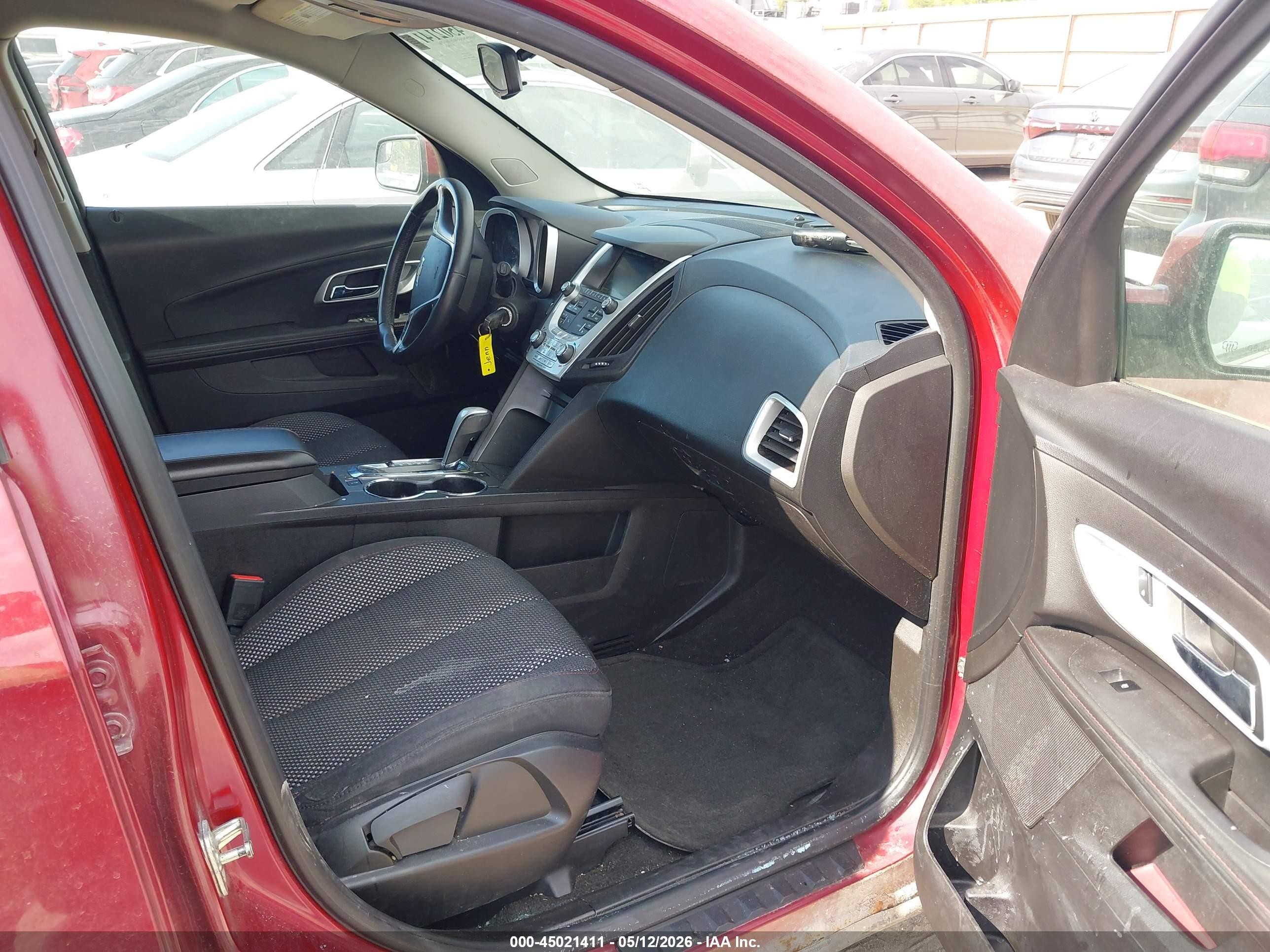 2012 Chevrolet Equinox 1lt Red vin: 2GNFLEEK0C6322052