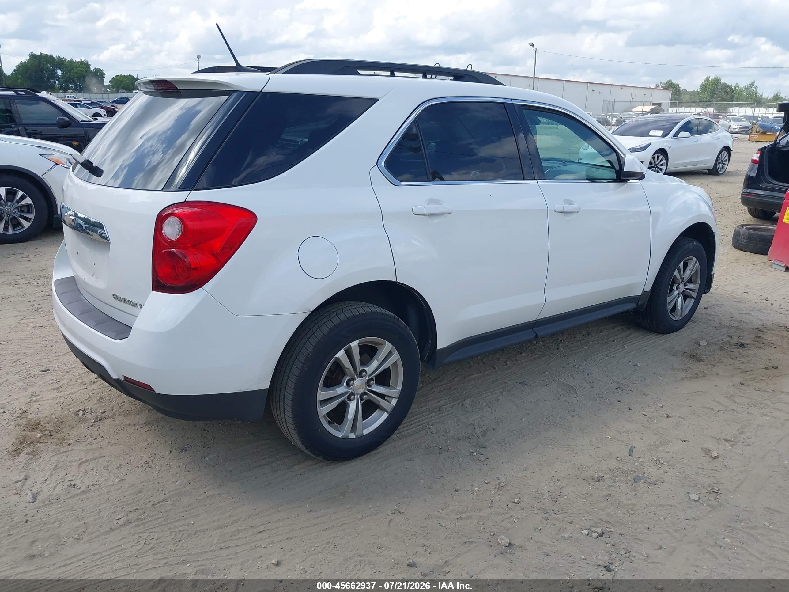 2013 Chevrolet Equinox 1lt White vin: 2GNFLEEK0D6188368