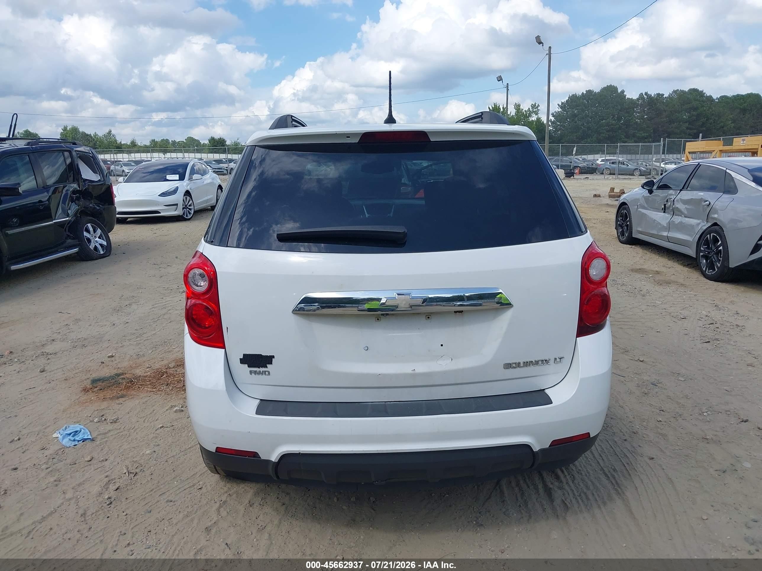 2013 Chevrolet Equinox 1lt White vin: 2GNFLEEK0D6188368