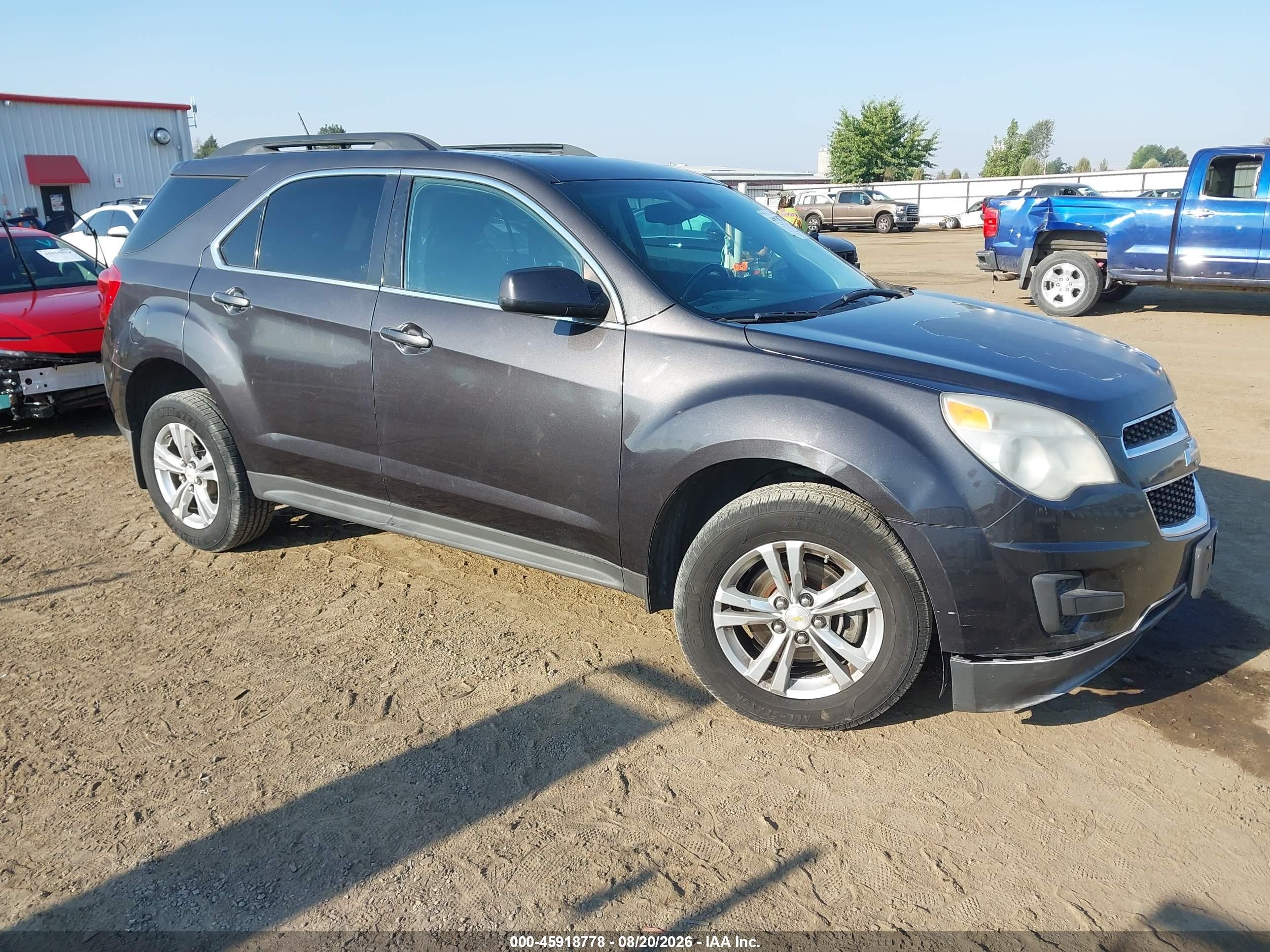 2013 Chevrolet Equinox Lt Gray vin: 2GNFLEEK0D6202849