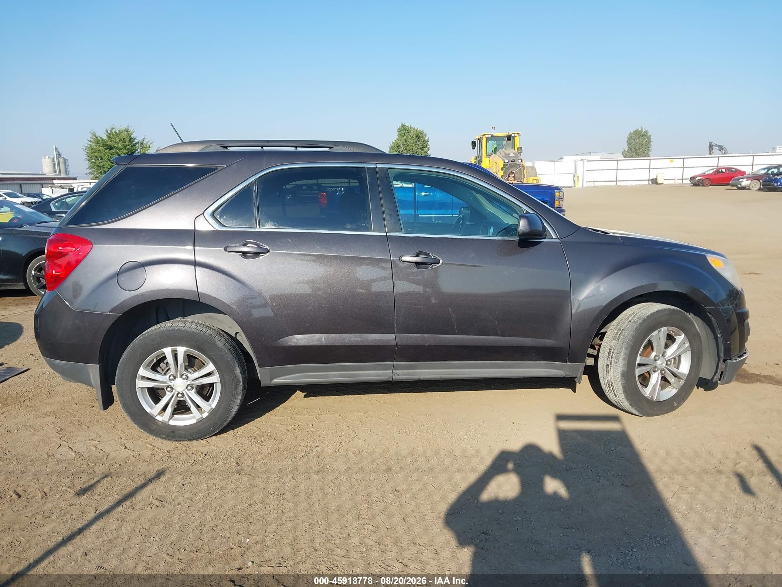 2013 Chevrolet Equinox Lt Gray vin: 2GNFLEEK0D6202849