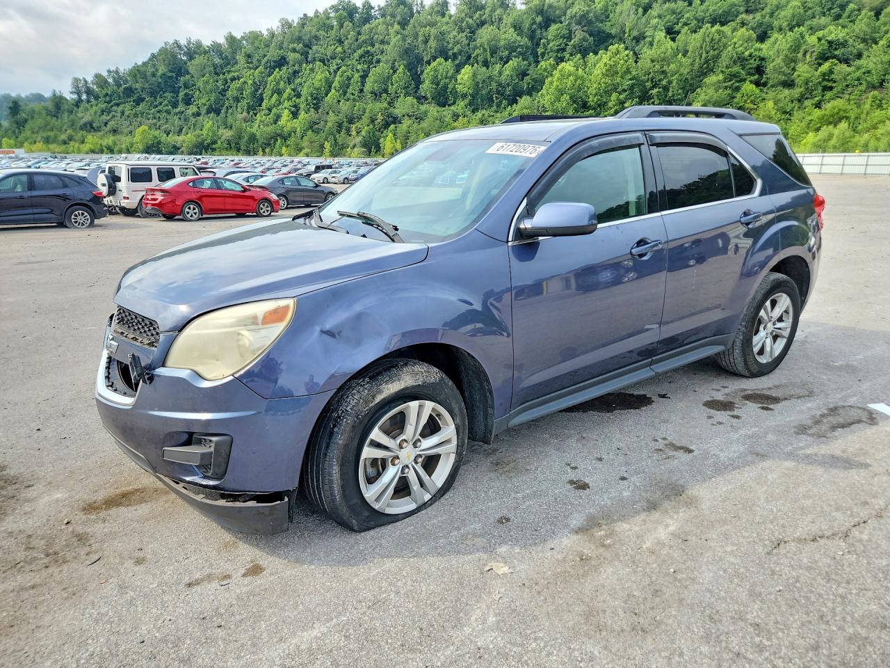 2013 Chevrolet Equinox Lt Blue vin: 2GNFLEEK0D6236290