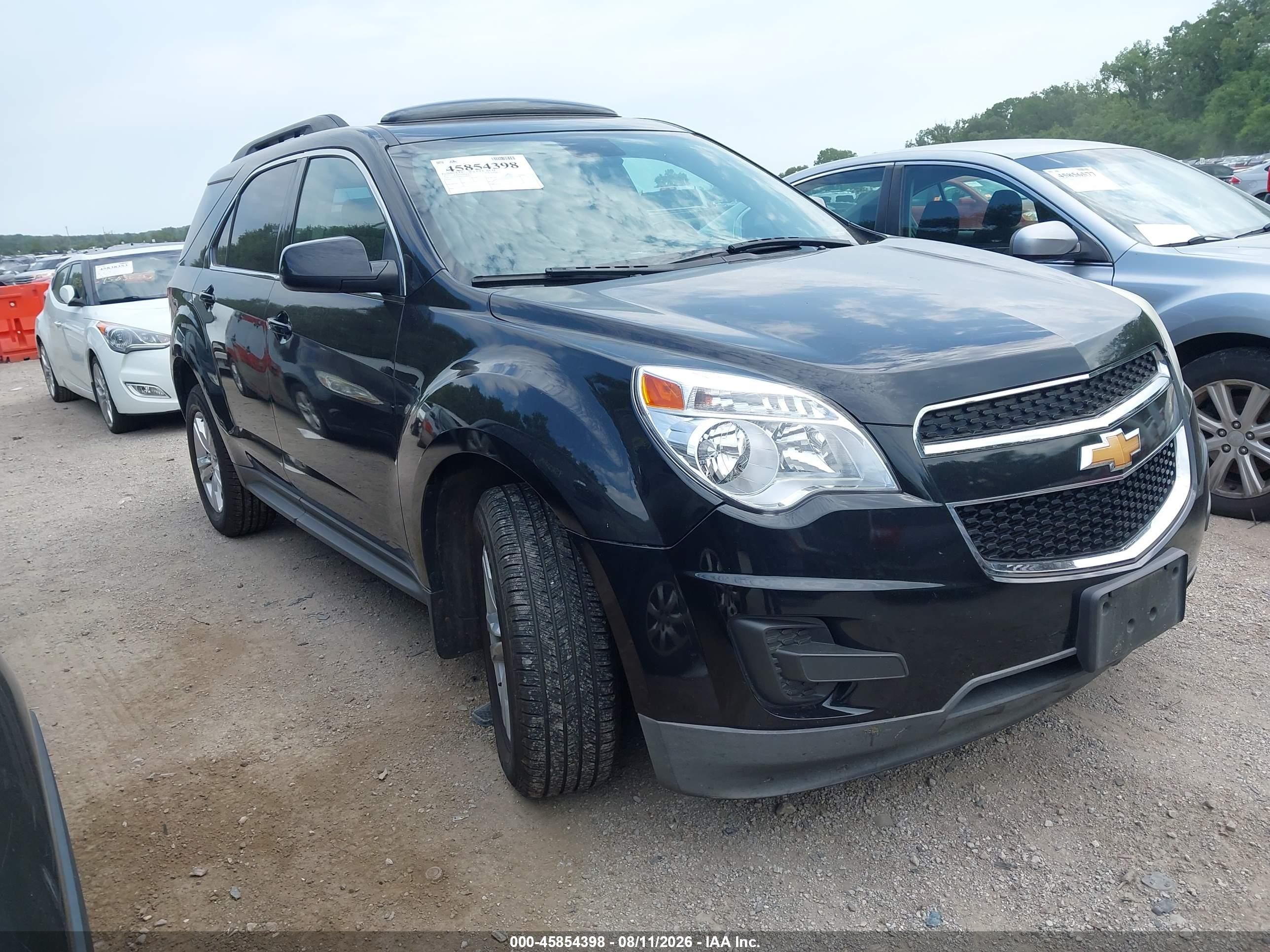 2013 Chevrolet Equinox Lt Black vin: 2GNFLEEK0D6284341