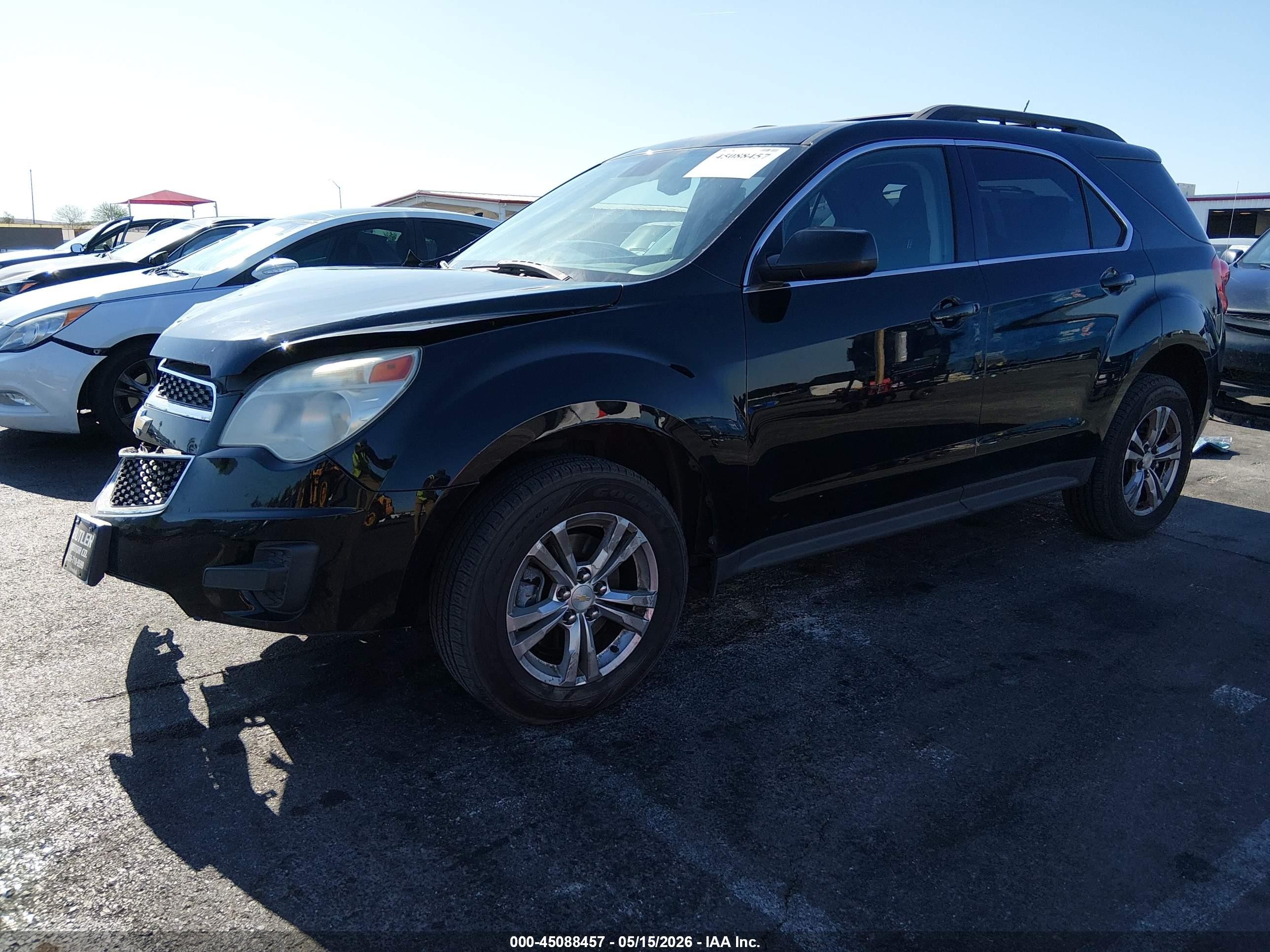 2013 Chevrolet Equinox 1lt Black vin: 2GNFLEEK0D6329956