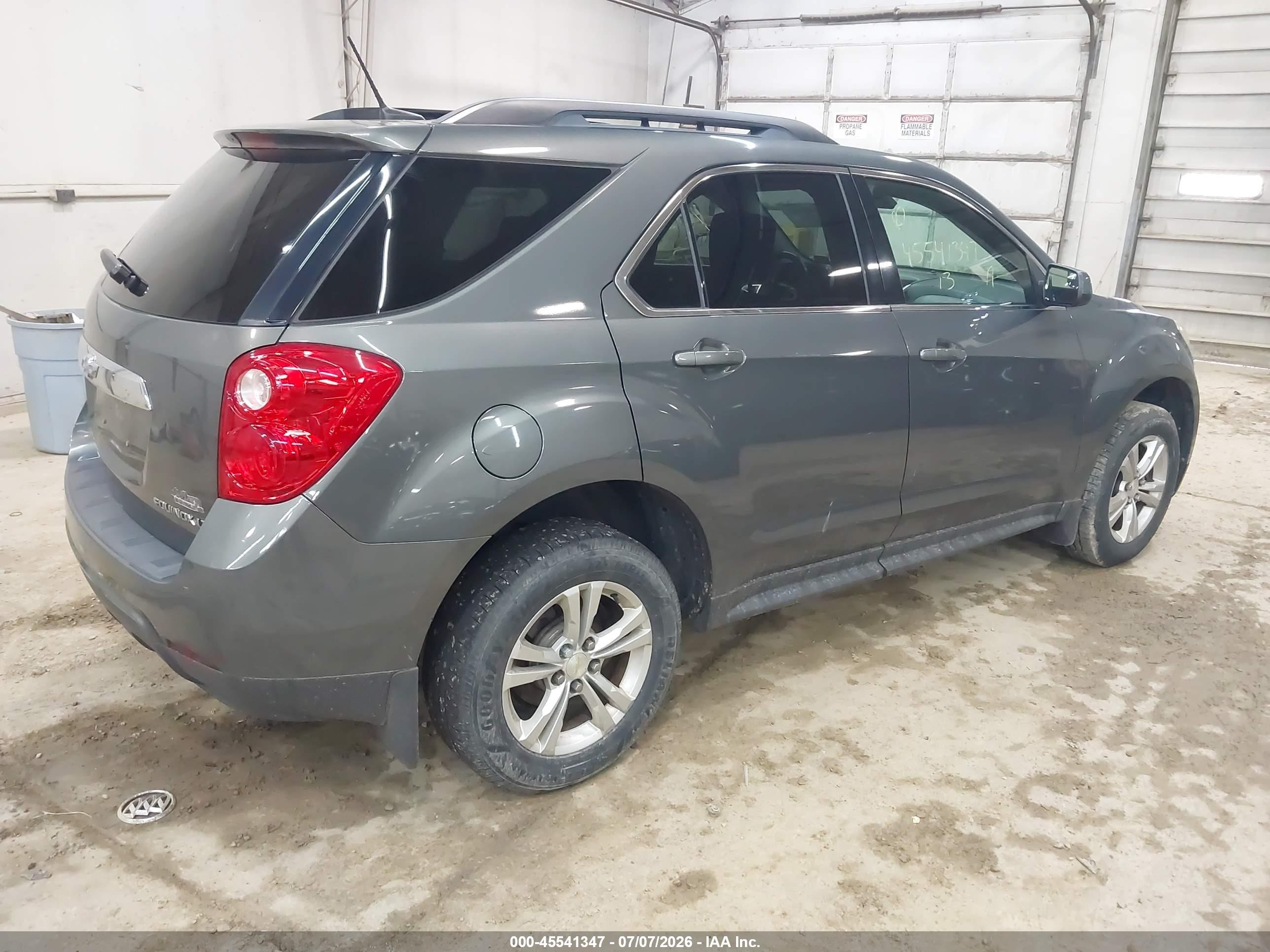 2013 Chevrolet Equinox Lt Gray vin: 2GNFLEEK0D6344117