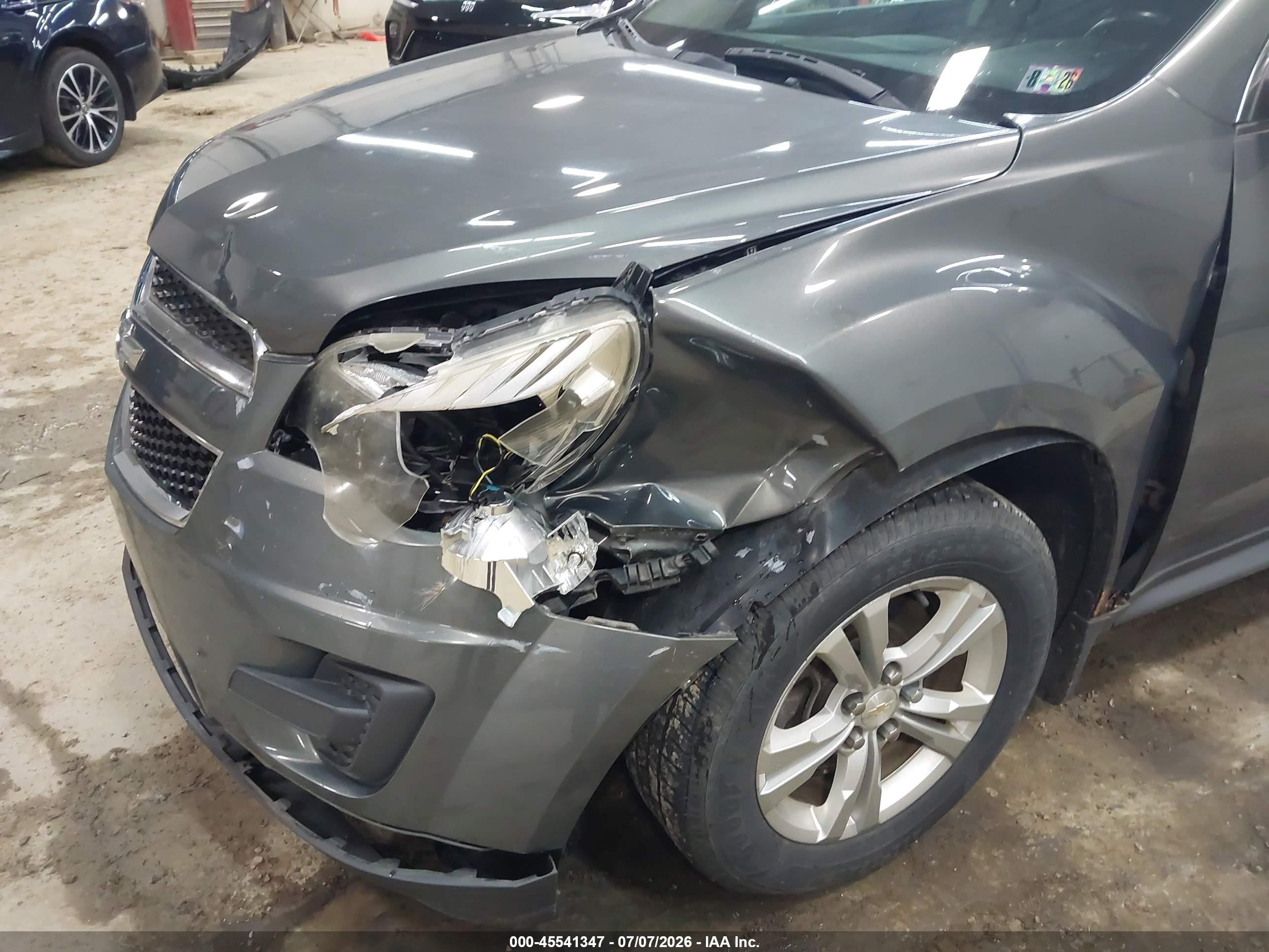 2013 Chevrolet Equinox Lt Gray vin: 2GNFLEEK0D6344117