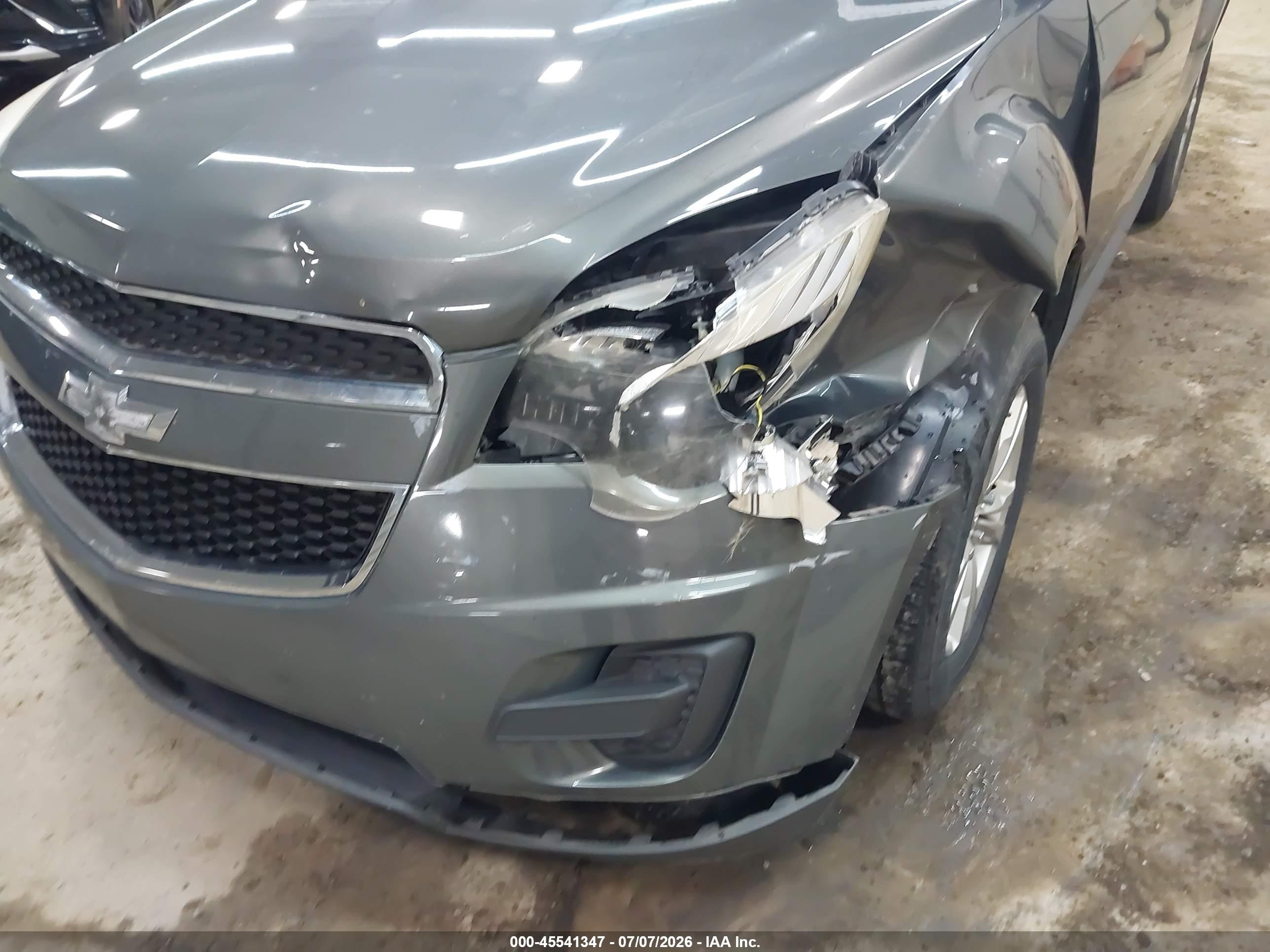 2013 Chevrolet Equinox Lt Gray vin: 2GNFLEEK0D6344117