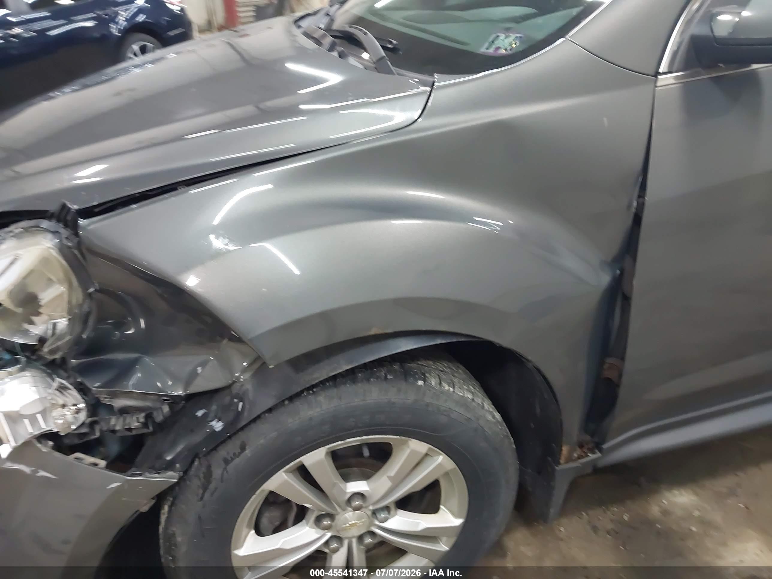 2013 Chevrolet Equinox Lt Gray vin: 2GNFLEEK0D6344117