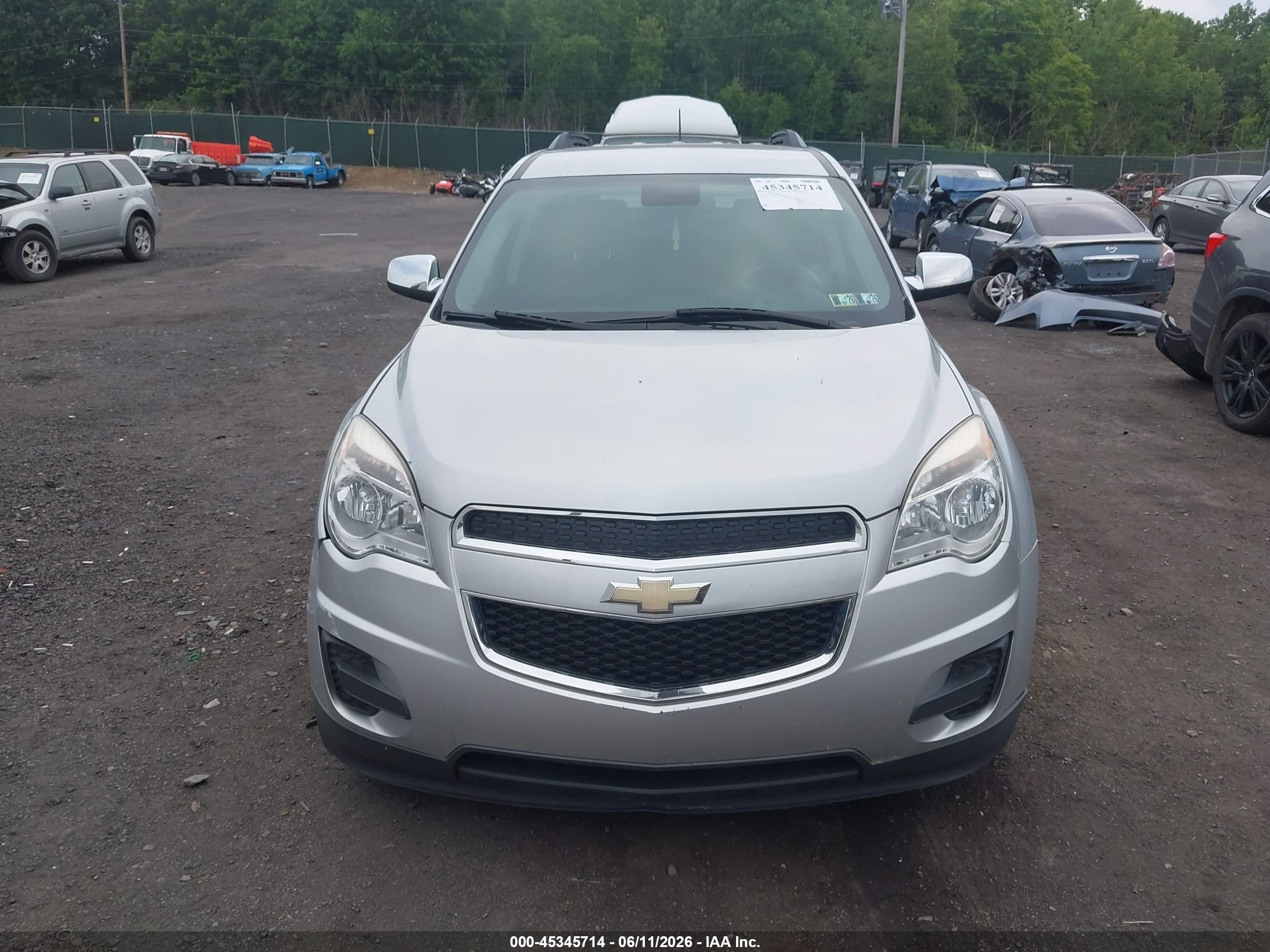 2013 Chevrolet Equinox 1lt Silver vin: 2GNFLEEK0D6355196