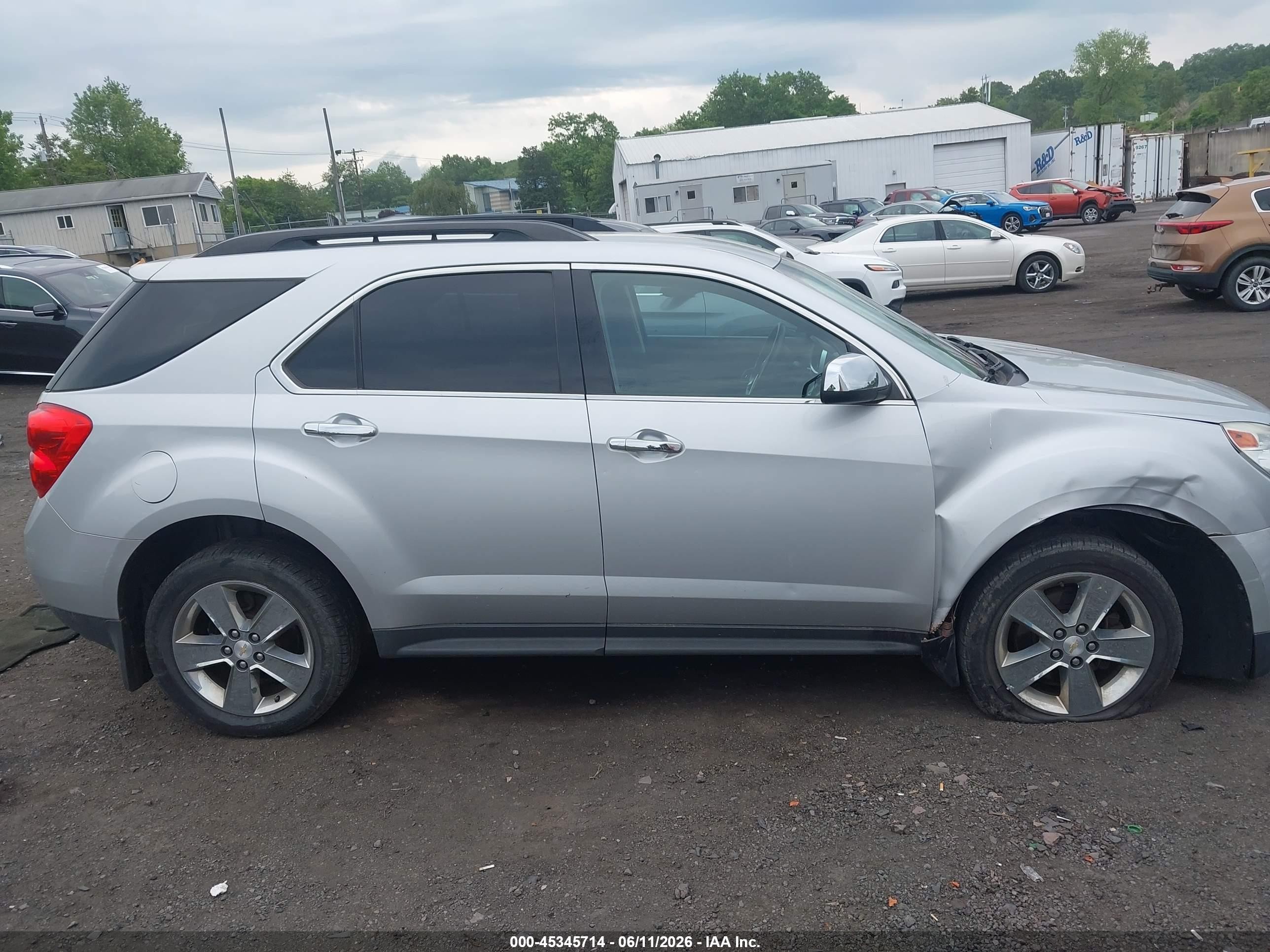 2013 Chevrolet Equinox 1lt Silver vin: 2GNFLEEK0D6355196
