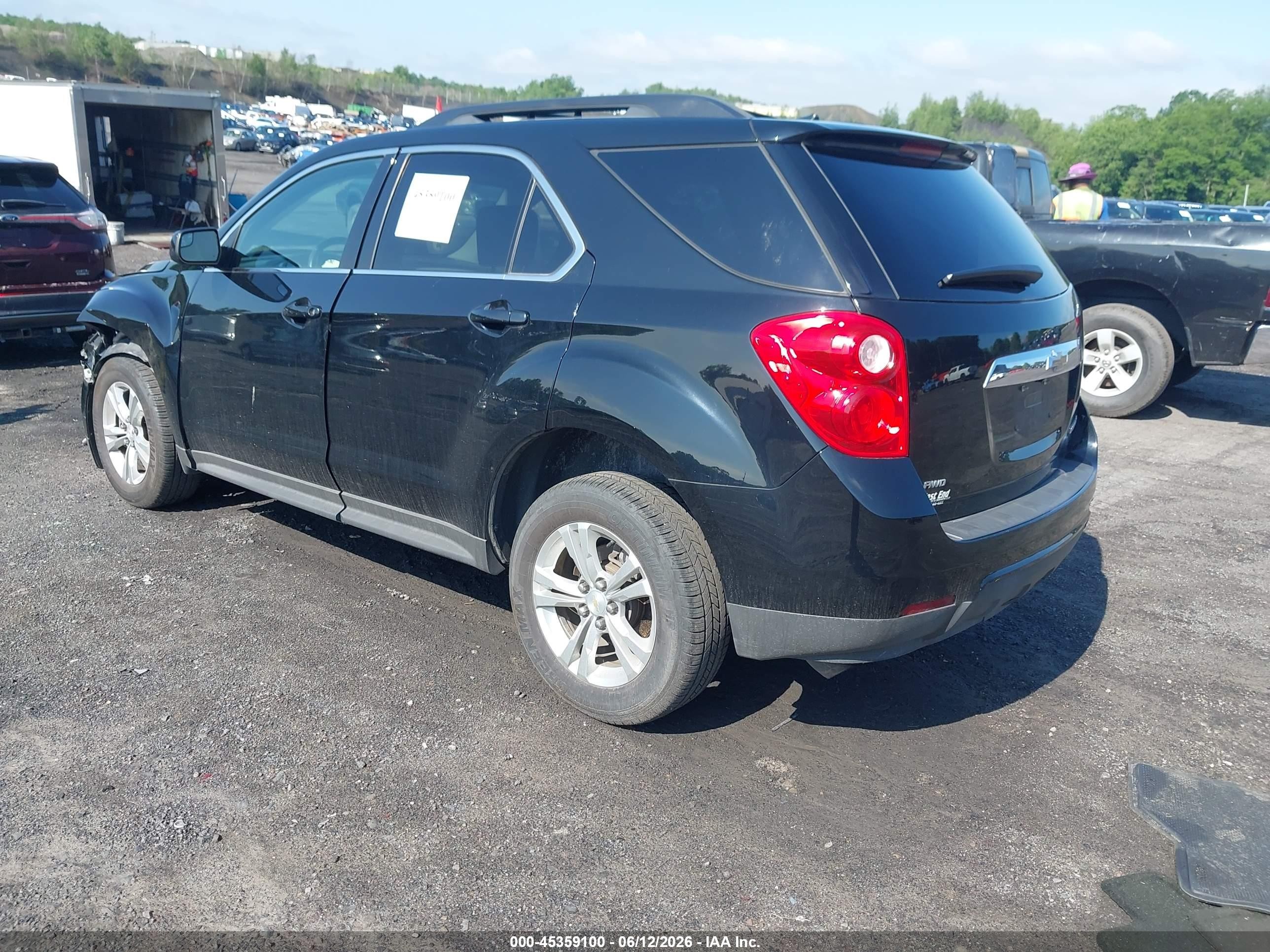 2013 Chevrolet Equinox 1lt Black vin: 2GNFLEEK0D6377182