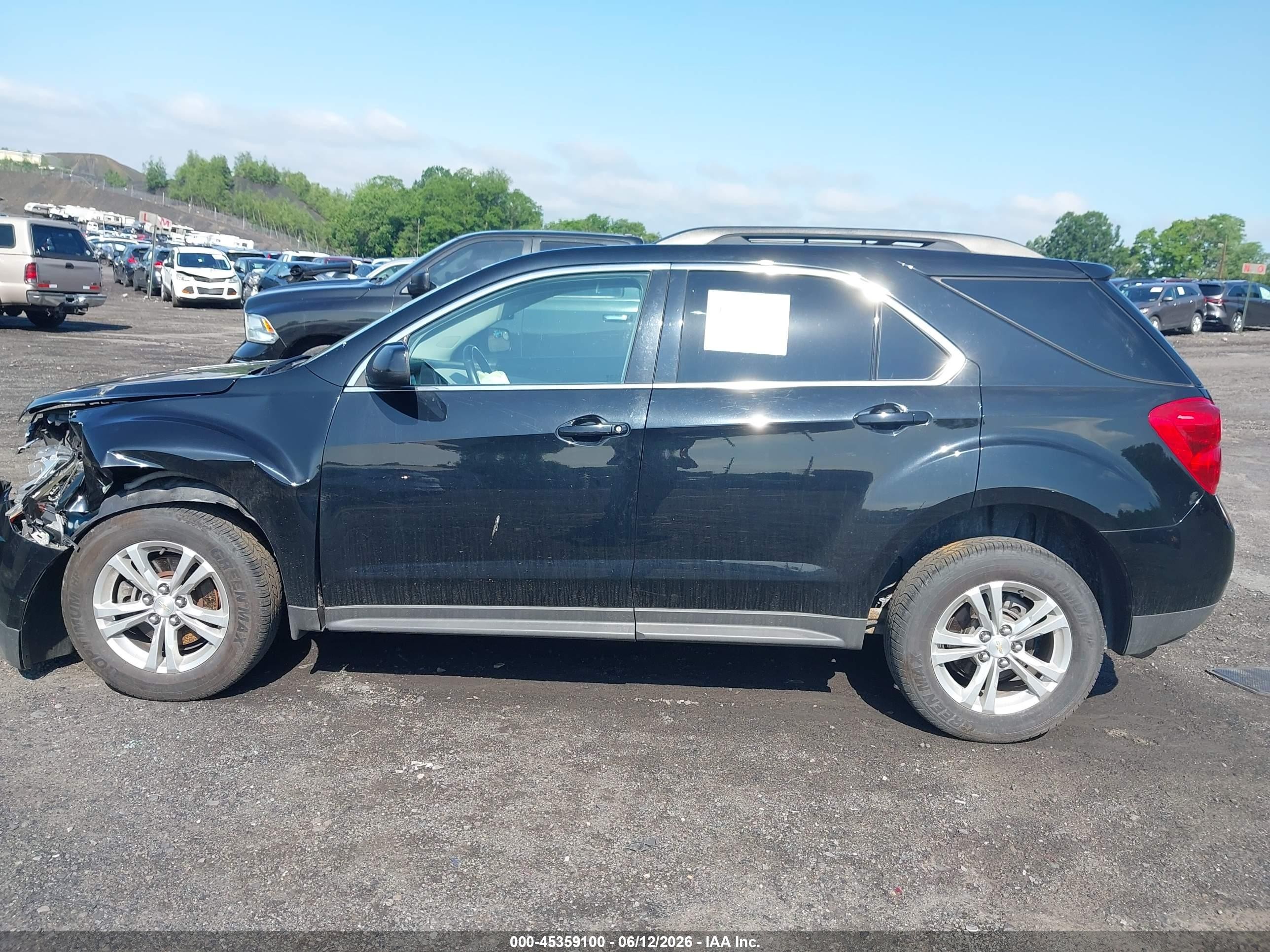 2013 Chevrolet Equinox 1lt Black vin: 2GNFLEEK0D6377182